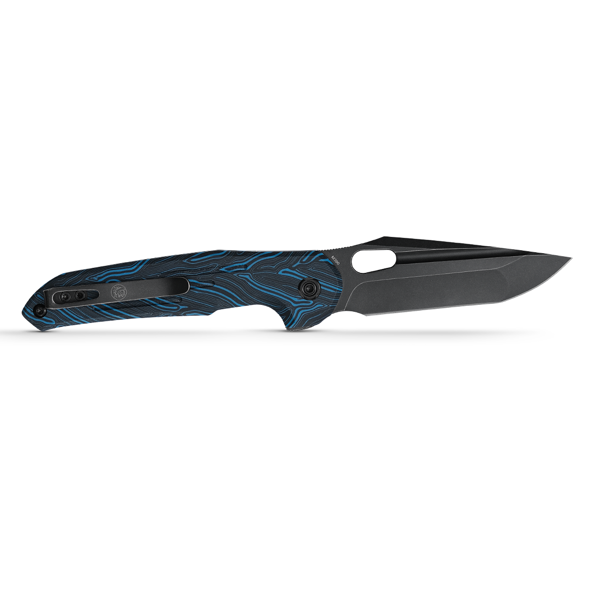Vosteed Thunderbird Trek Lock Knife, black stonewash M390 blade