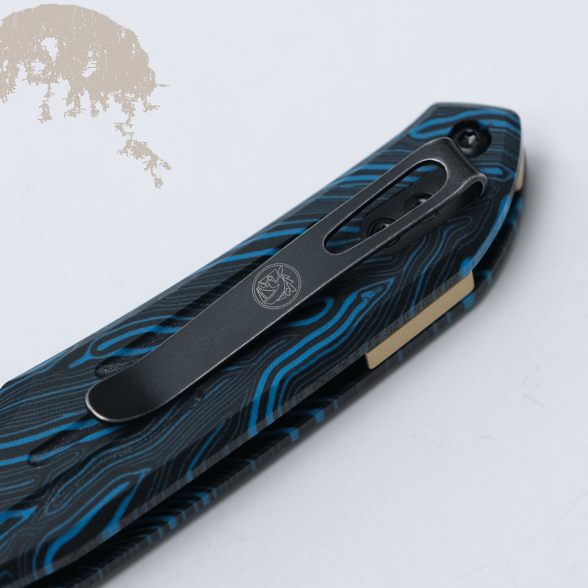 Vosteed Thunderbird knife pocket clip detail