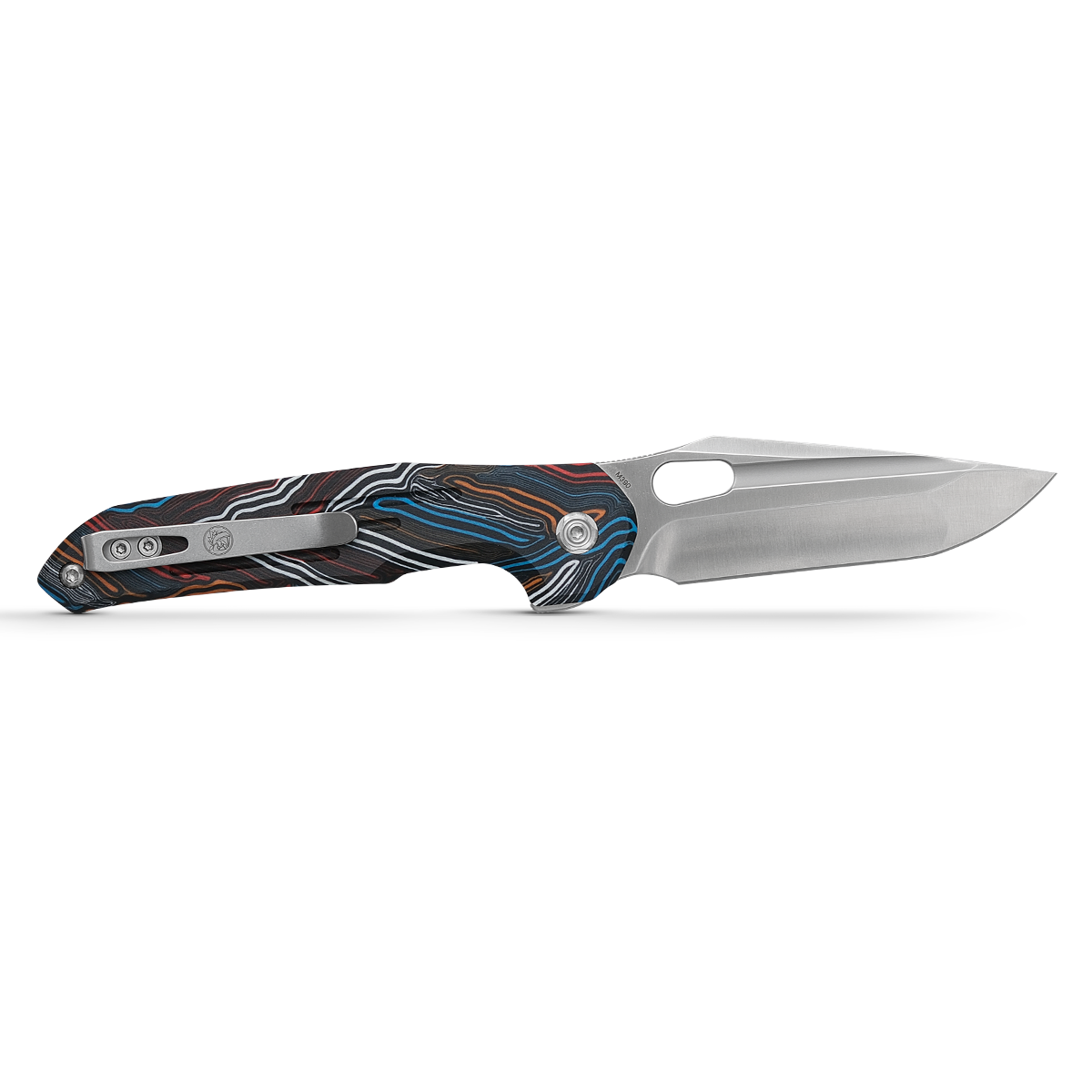 Vosteed Thunderbird Trek Lock Knife with tanto blade and topo G10 handle