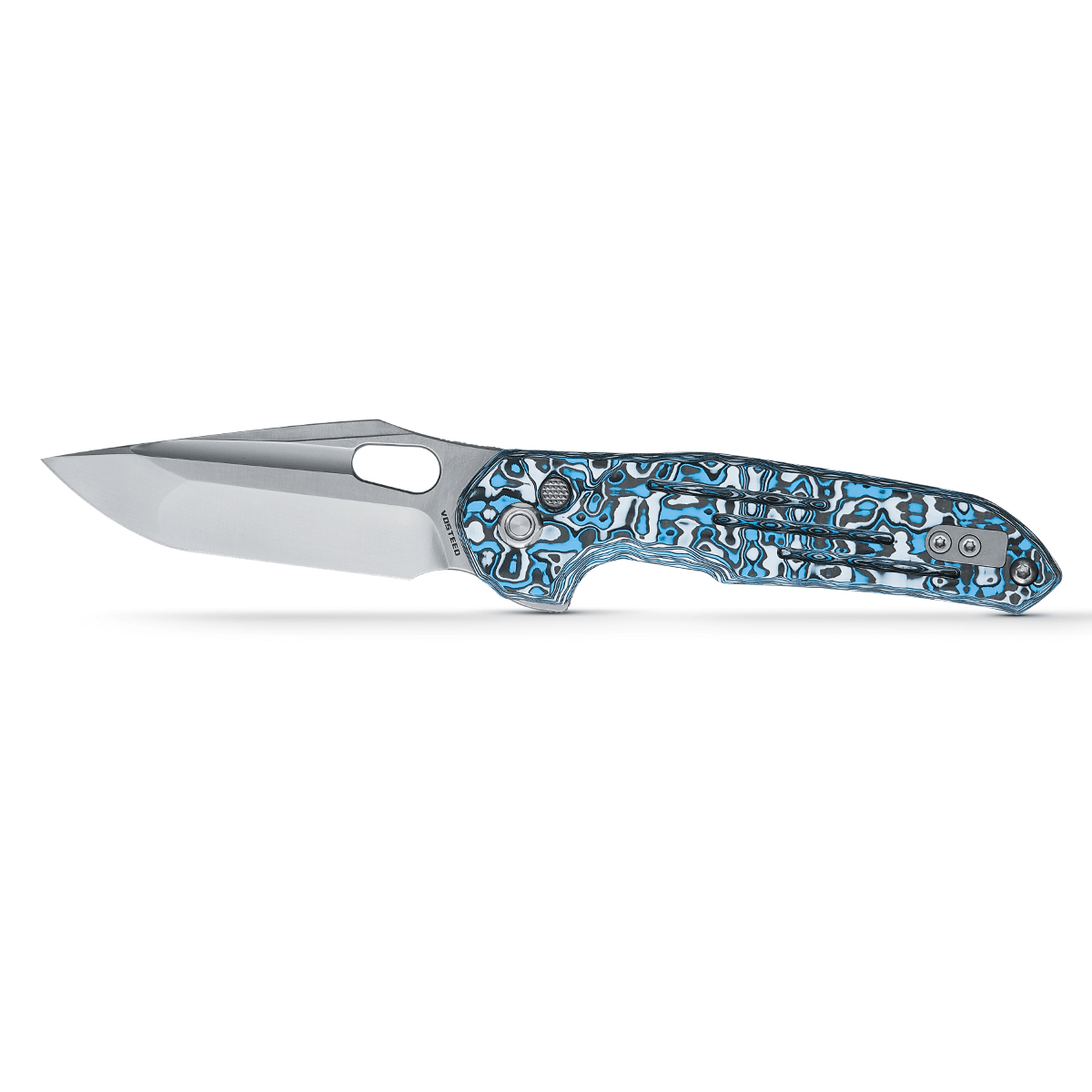 Vosteed Thunderbird Knife with Cloud Carbon Fiber Handle - A0310