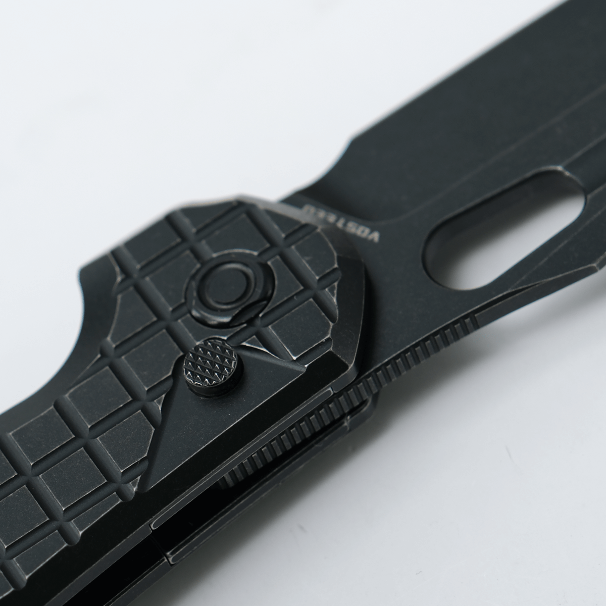Vosteed Thunderbird Trek Lock knife detail - Black Titanium