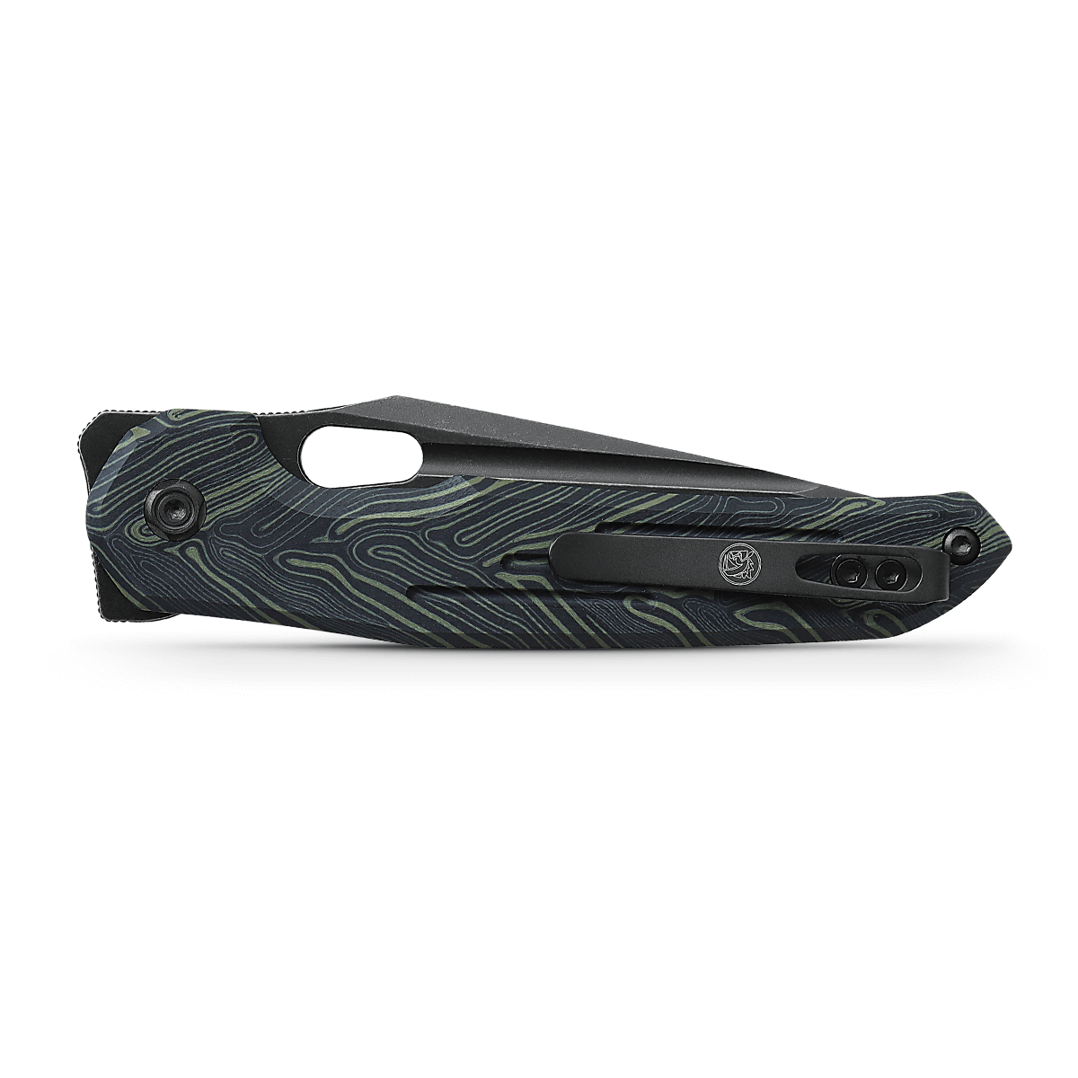 Vosteed Thunderbird Trek Lock Knife with Green GT-Mascus (Topo G10) Handle