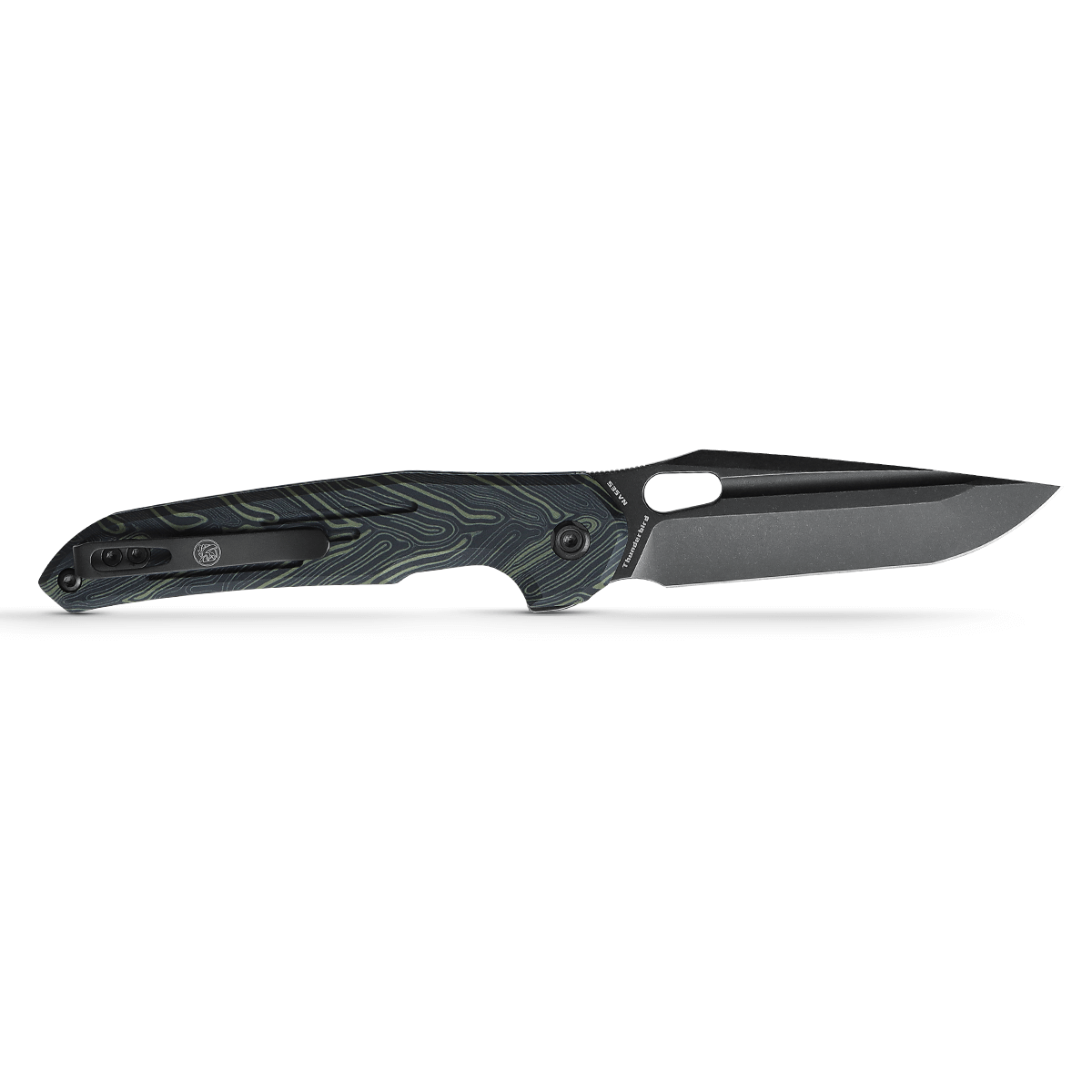 Vosteed Thunderbird Knife with Black Stonewash S35VN Blade