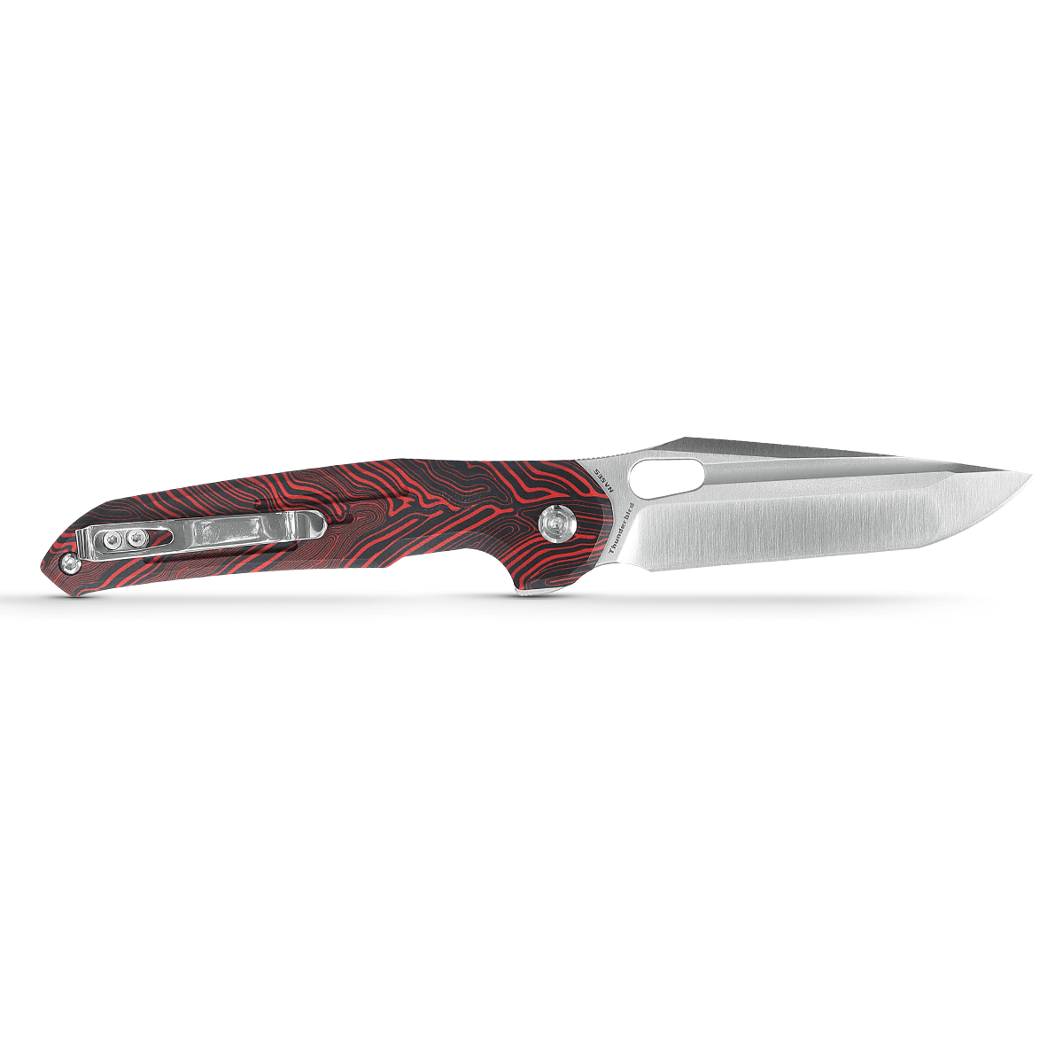 Vosteed Thunderbird Knife - Red G10 Handle and S35VN blade