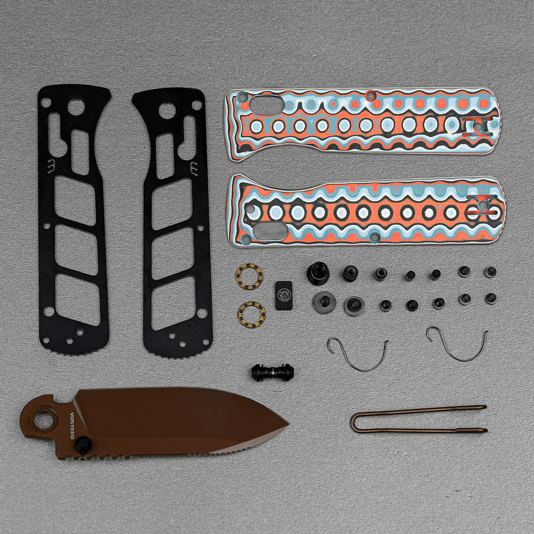 Vombat Handle Scales Kits- W0108