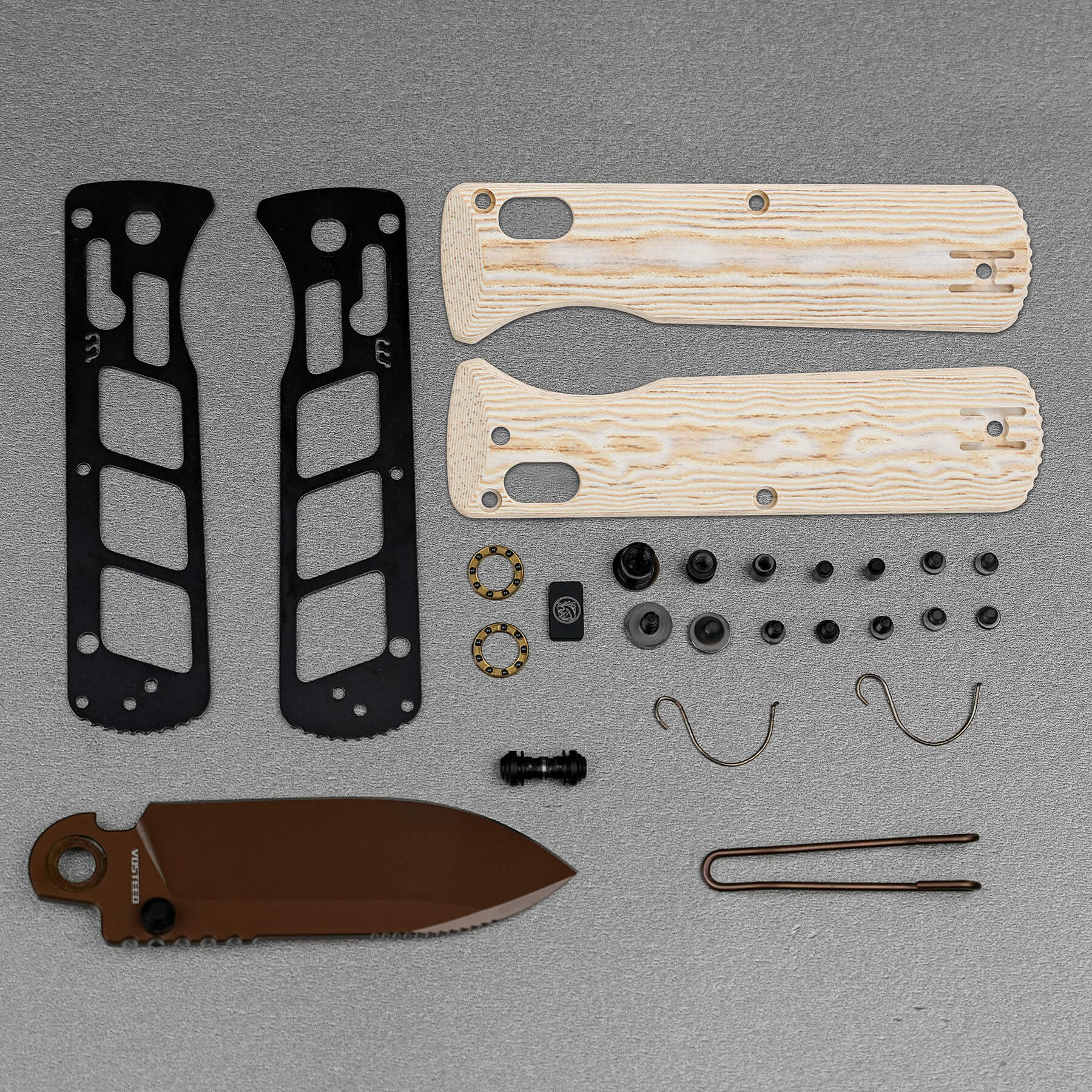 Vombat Handle Scales Kits- W0110