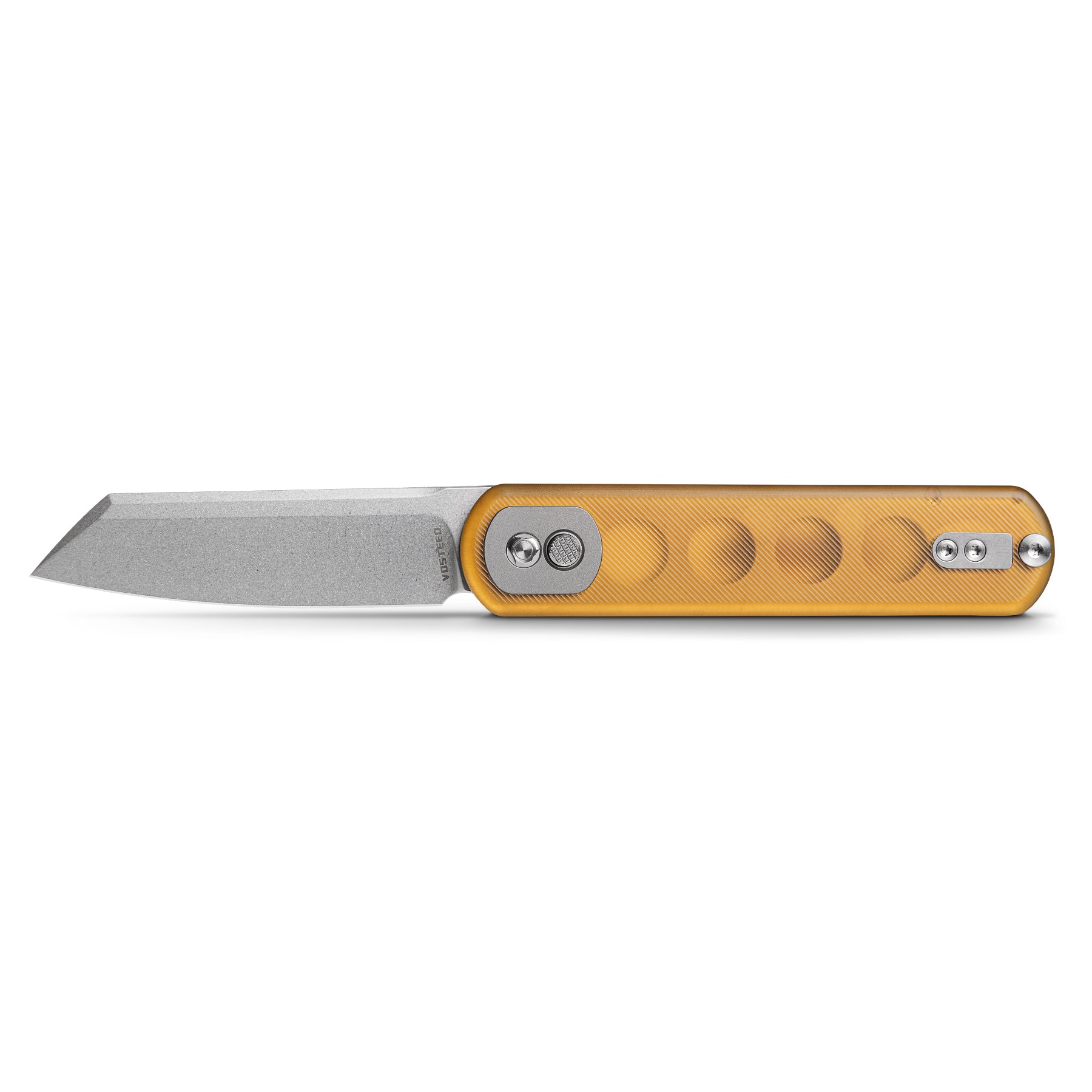 Vosteed Large Ultem Corgi Knife - Amber Handle