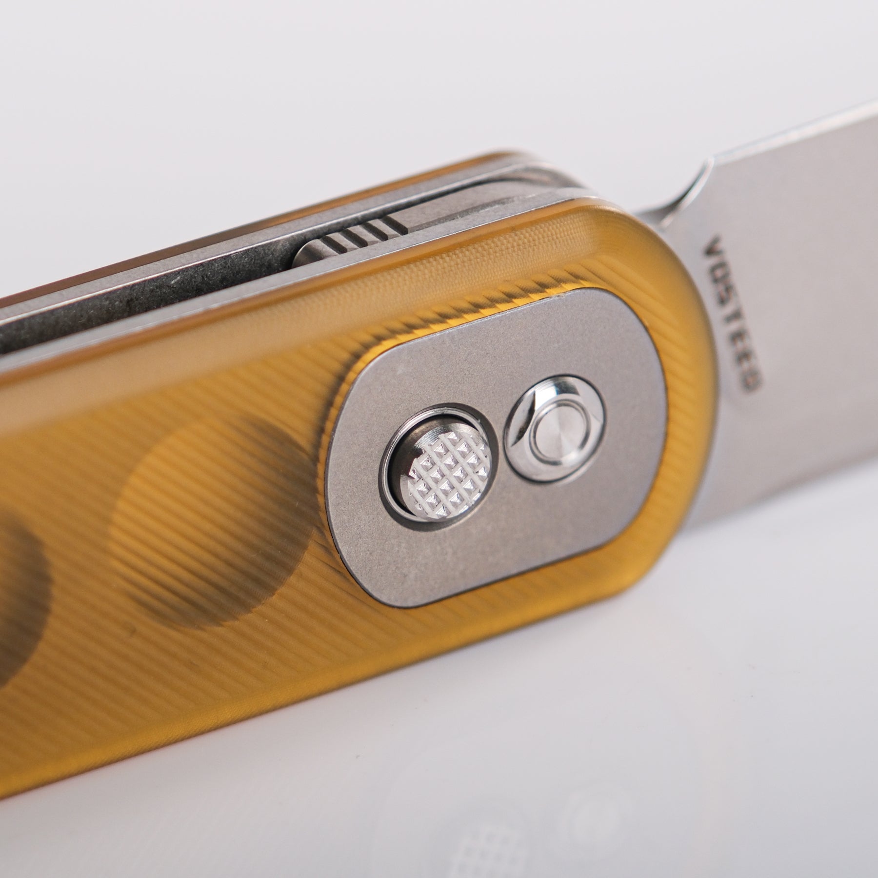 Vosteed Corgi knife Trek Lock detail