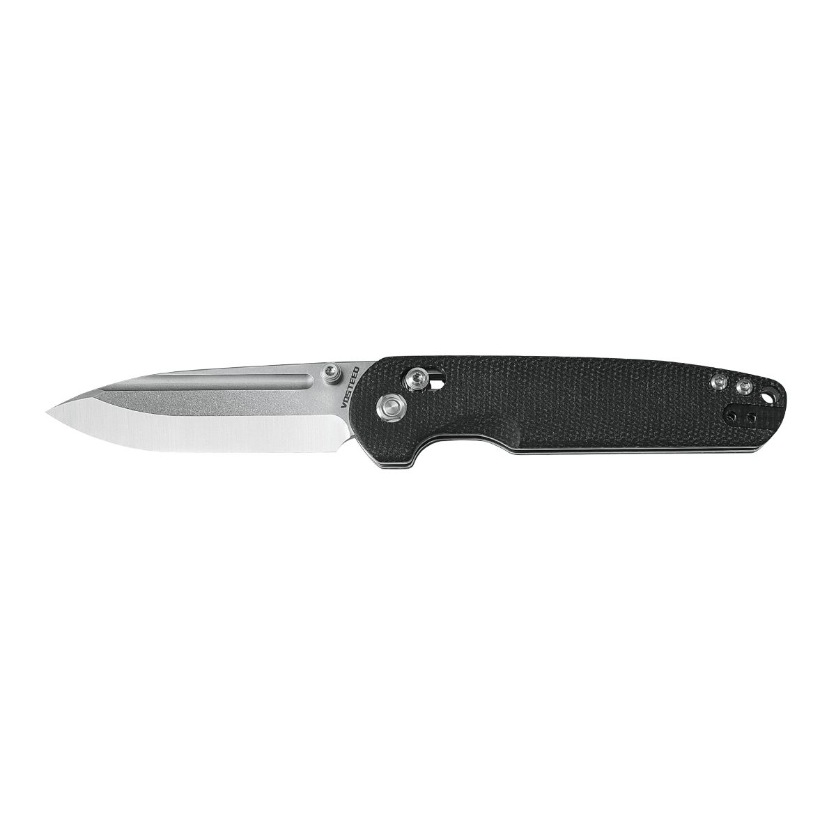Vosteed Grind knife, Drop Point blade and Black Micarta handle