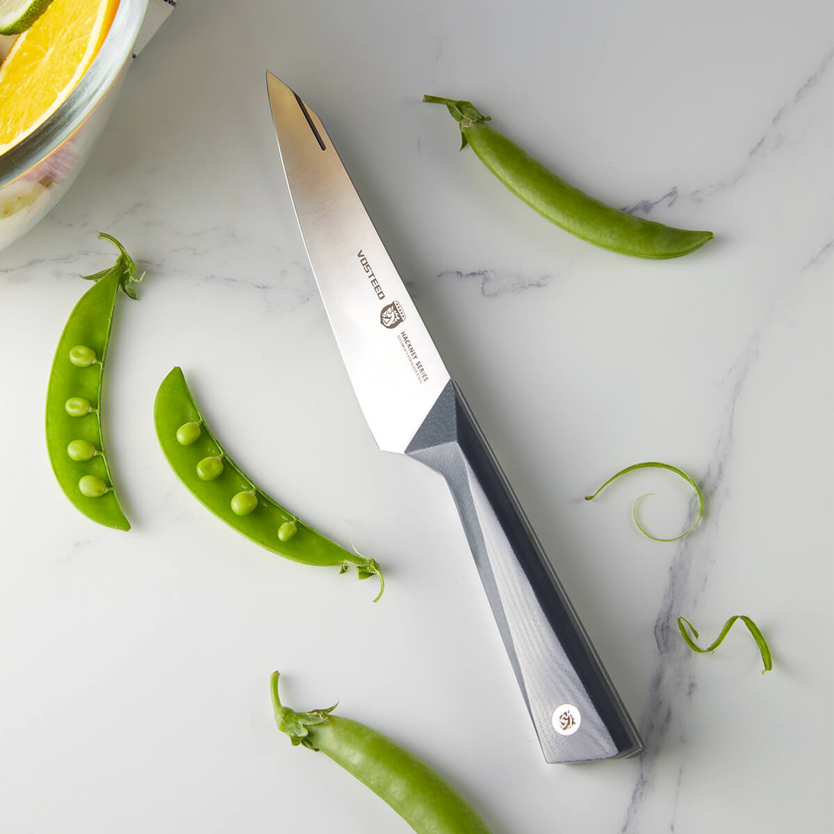 Vosteed Hackney Utility Knife with snow peas