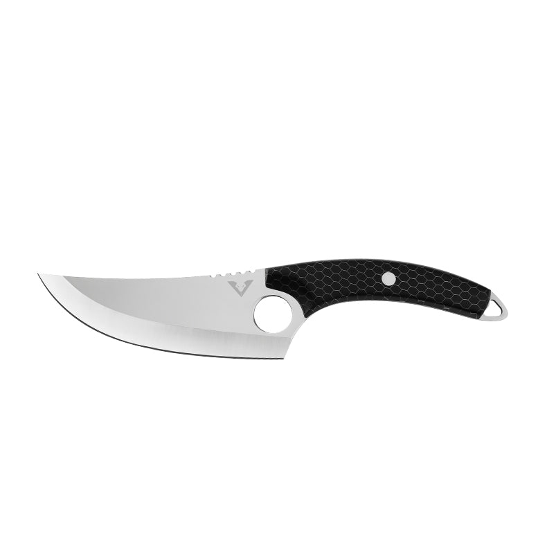 Viper Boning Knife with ergonomic honeycomb handle #color_black