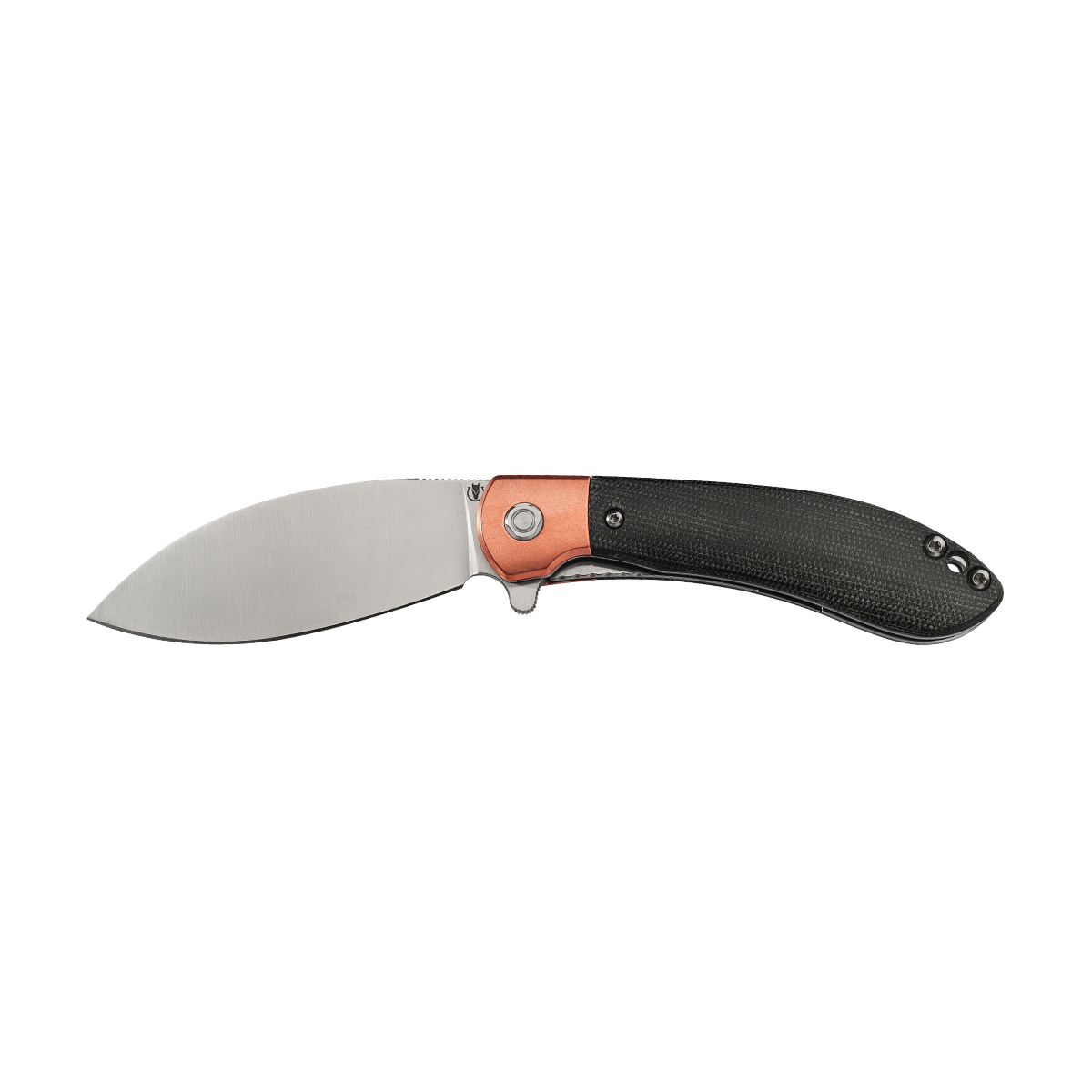Vosteed Nightshade knife - Close up product shot #color_Copper-&-Black