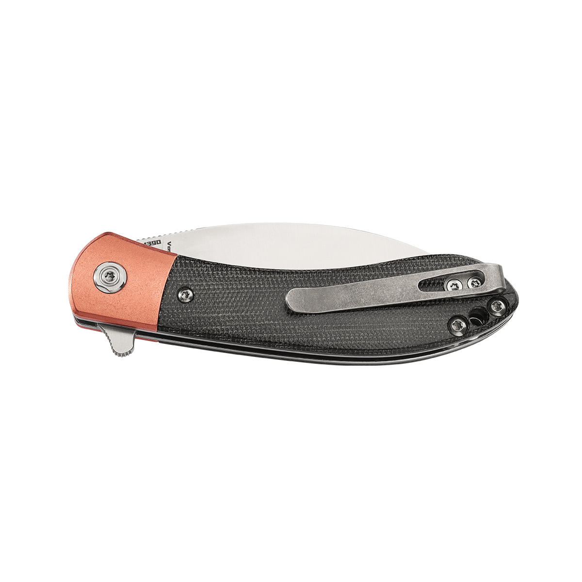 Vosteed Nightshade Knife - Copper Bolster and Black Handle #color_Copper-&-Black