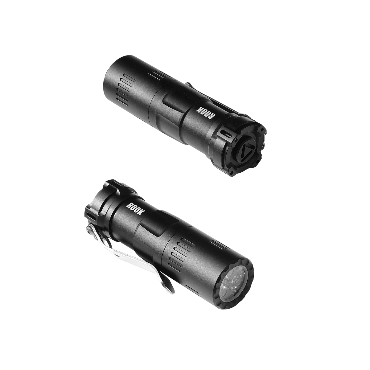 Vosteed Rook EDC Flashlight - Dual Angle View