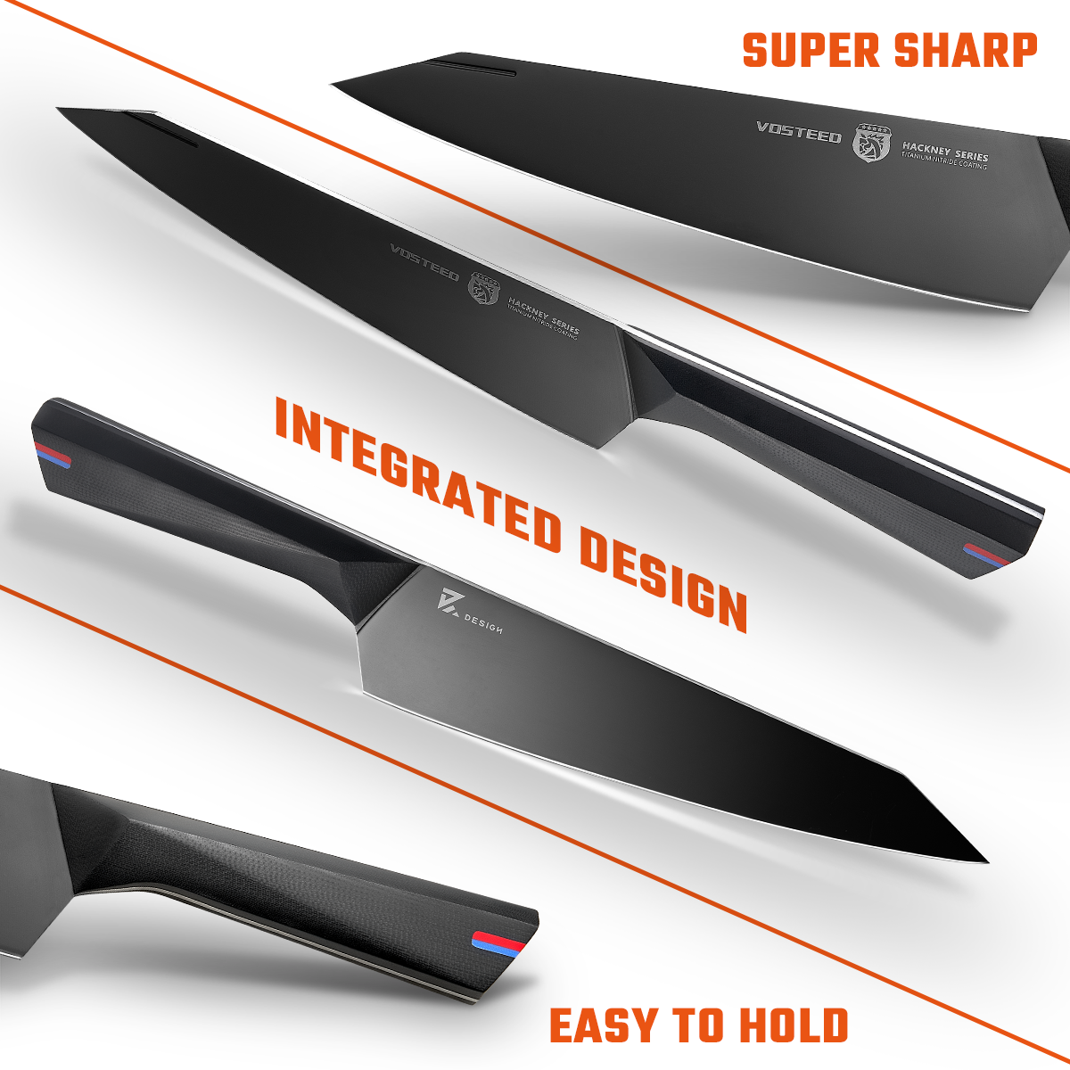 Vosteed Hackney Chef's Knife - Integrated Design