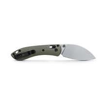 Blades Canada Exclusive, Vosteed Mini Nightshade Folding Knife, Nitro-V Stonewash, G10 Green, A0210