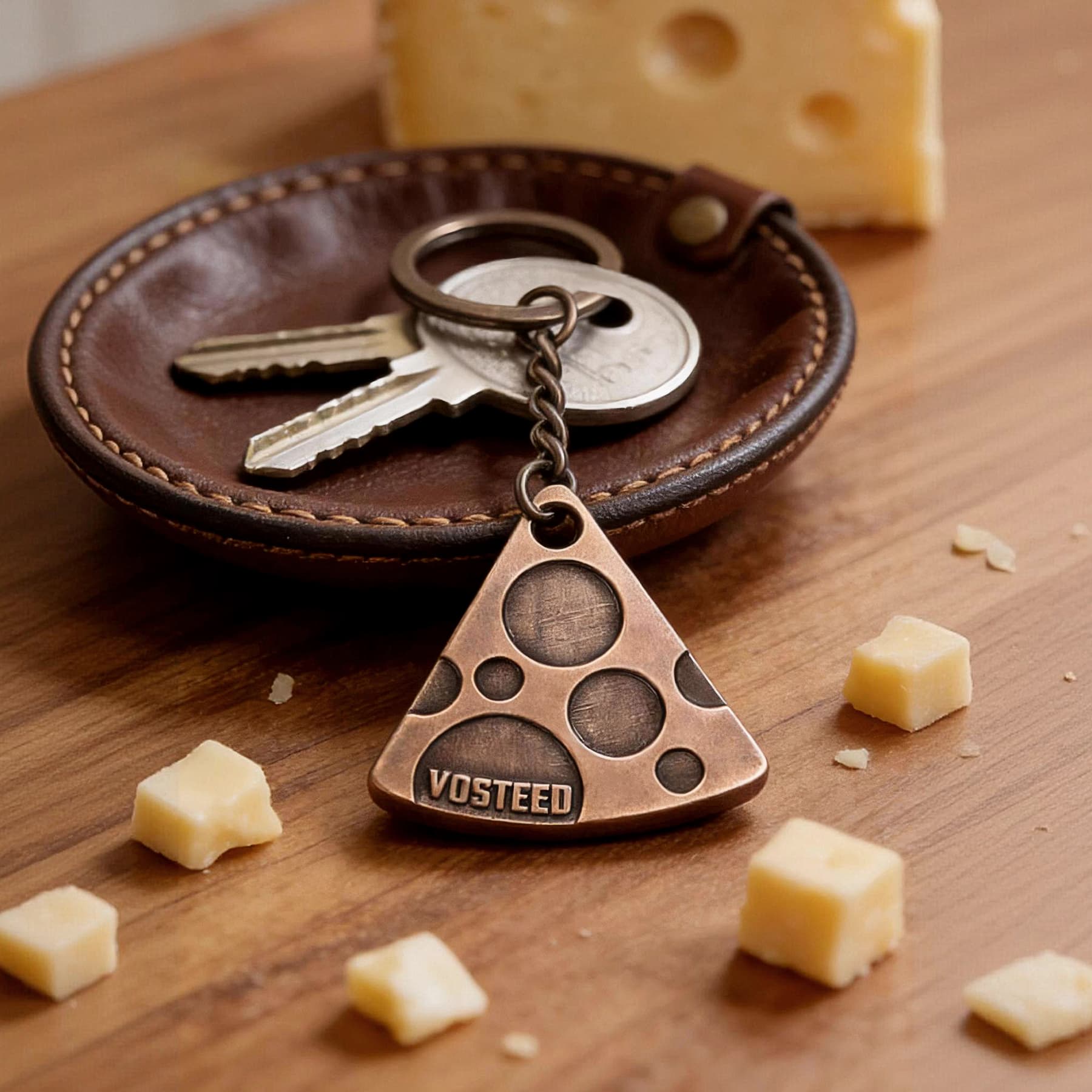 Cheese Keychain - X0198 (Not For Sale!)
