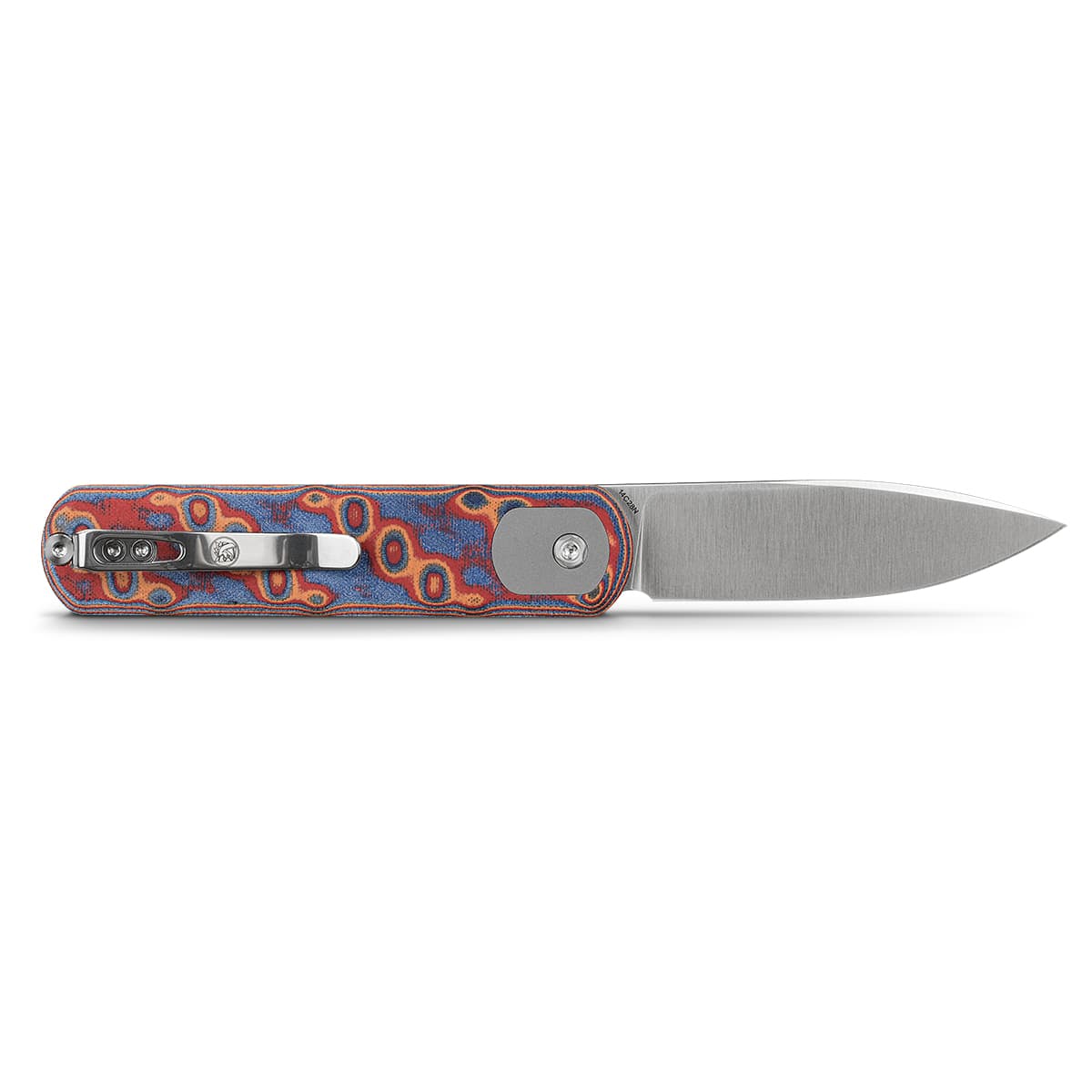 Brown Micarta Corgi Knife | Classic EDC Feel, Button Lock