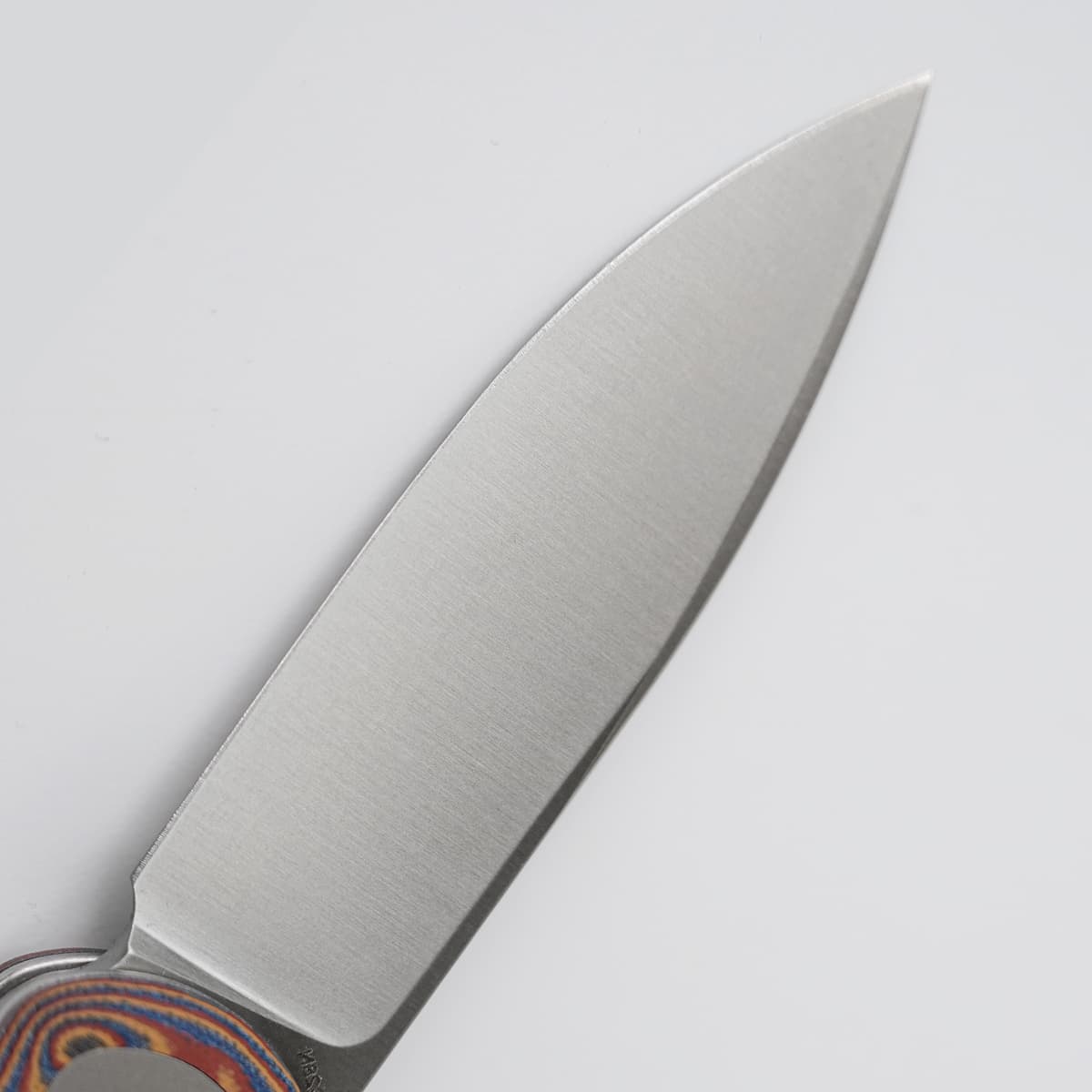 Brown Micarta Corgi Knife | Classic EDC Feel, Button Lock