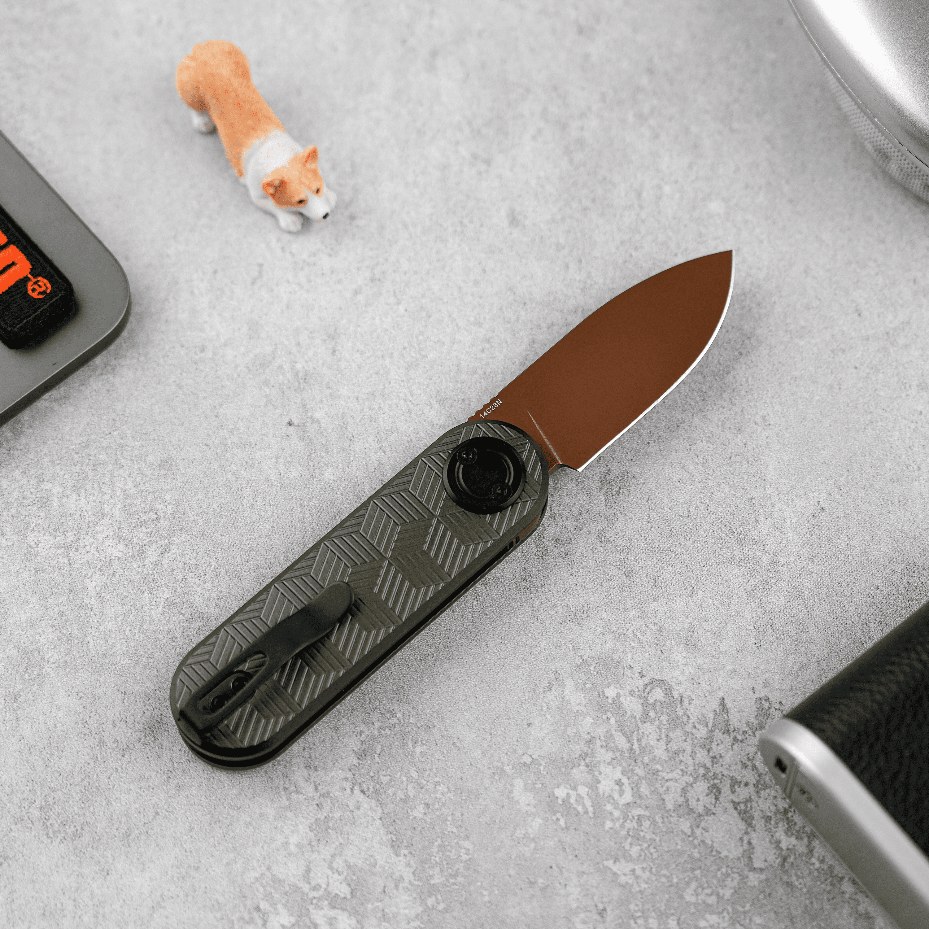 Corgi® V - Vanchor lock® (2.36" 14C28N Blade & Aluminum Handle) - A3724