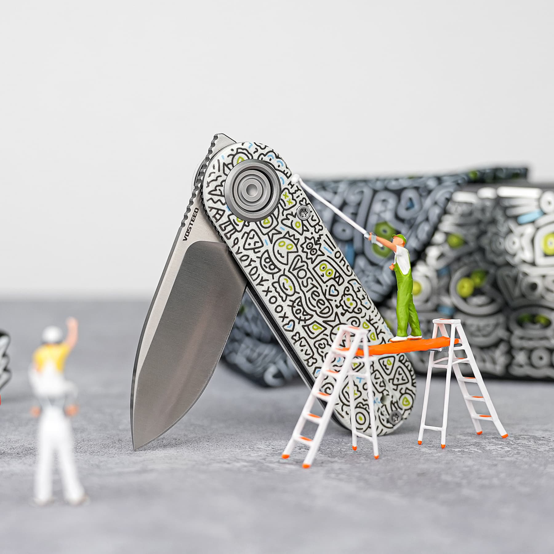 Corgi® V -Vanchor Lock®  (2.36" 14C28N Blade &  G10 Handle) - A3727