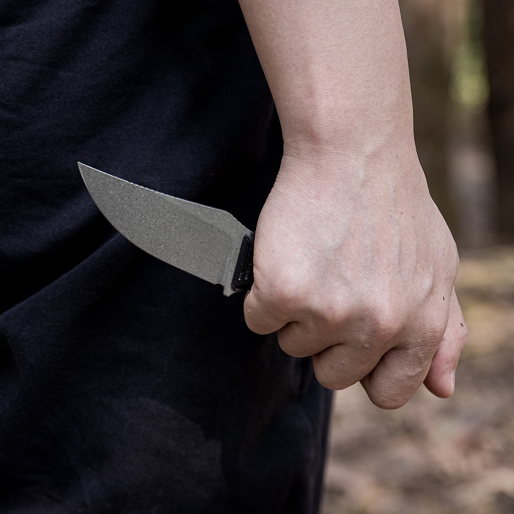 H-Back - Fixed Blade Knife (2.92" Nitro-V Blade & G10 Handle) With S.O.A.R. Clip - D0404