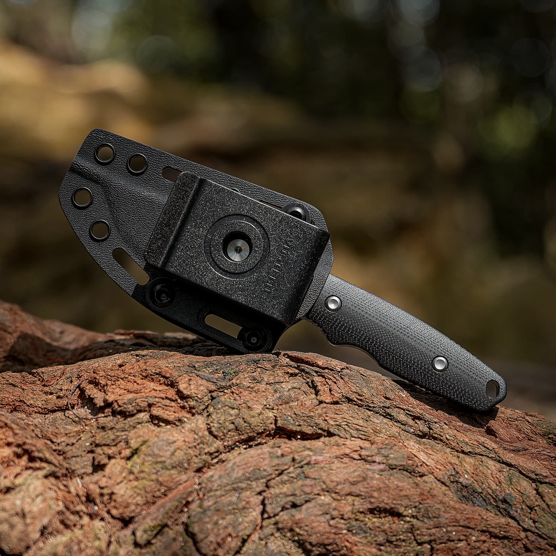 H-Back Black G10 Fixed Knife | S.O.A.R. Clip Outdoor Edge