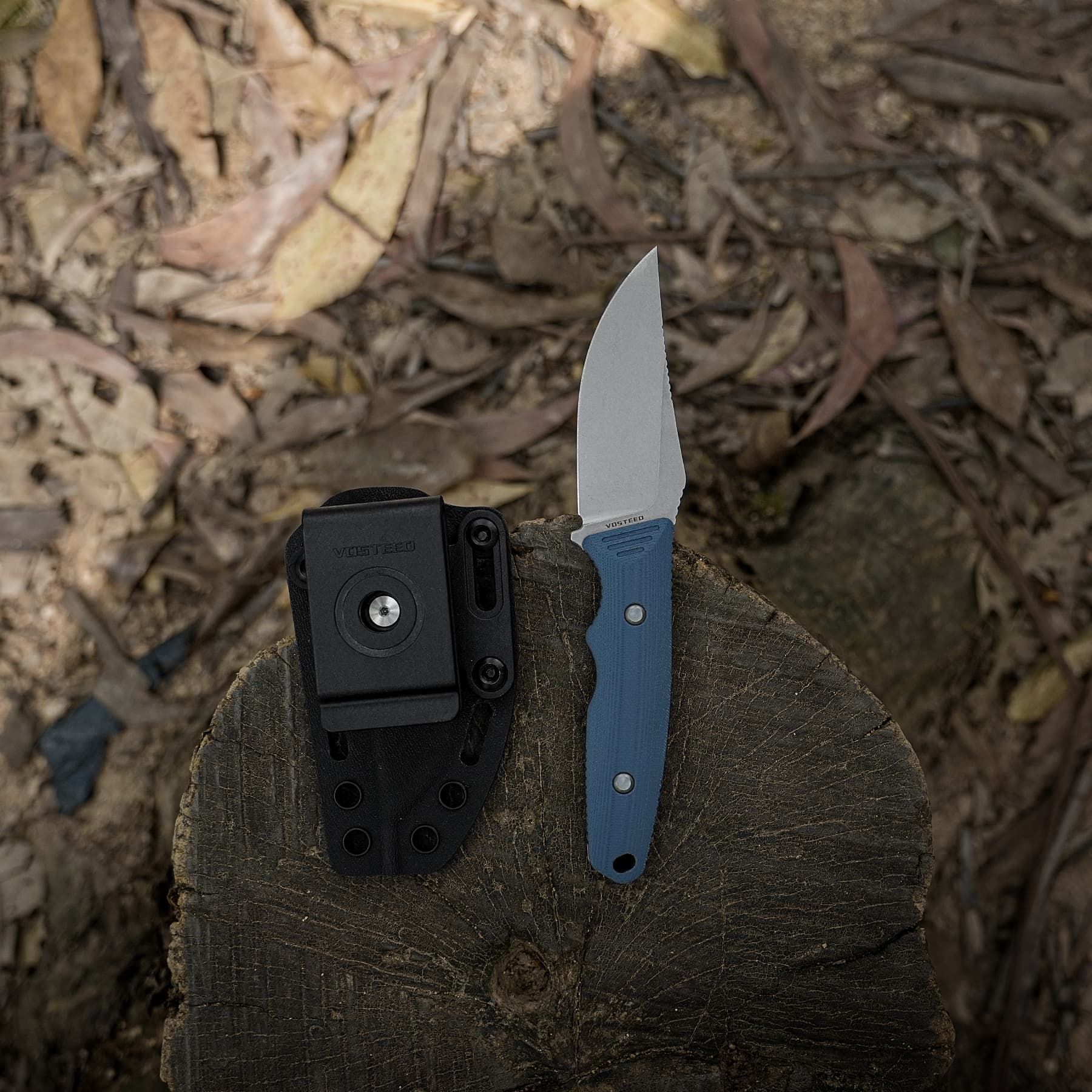 H-Back - Fixed Blade Knife (2.92" Nitro-V Blade & G10 Handle) With S.O.A.R. Clip - D0405