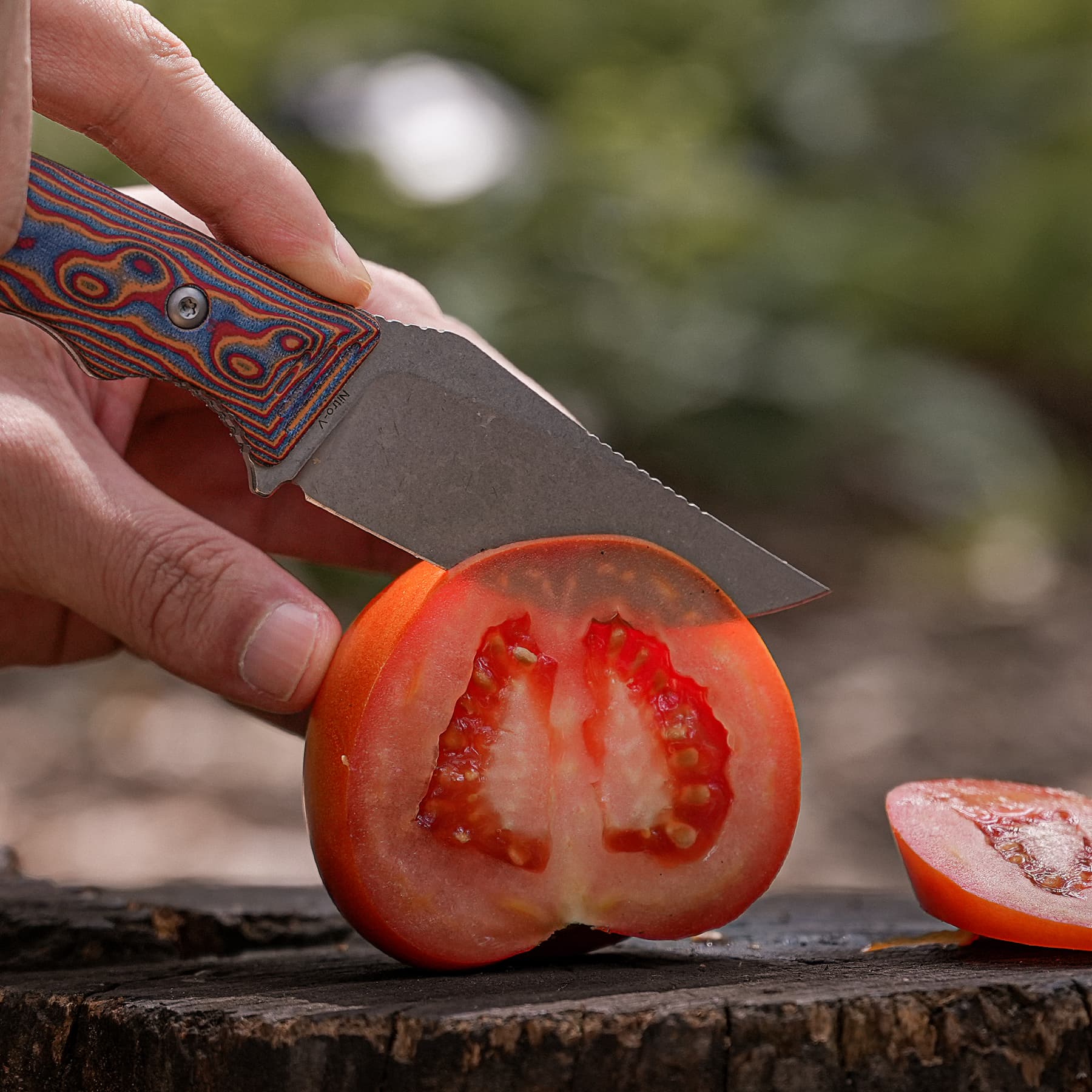 H-Back - Fixed Blade Knife (2.92" Nitro-V Blade & Micarta Handle) With S.O.A.R. Clip - D0406