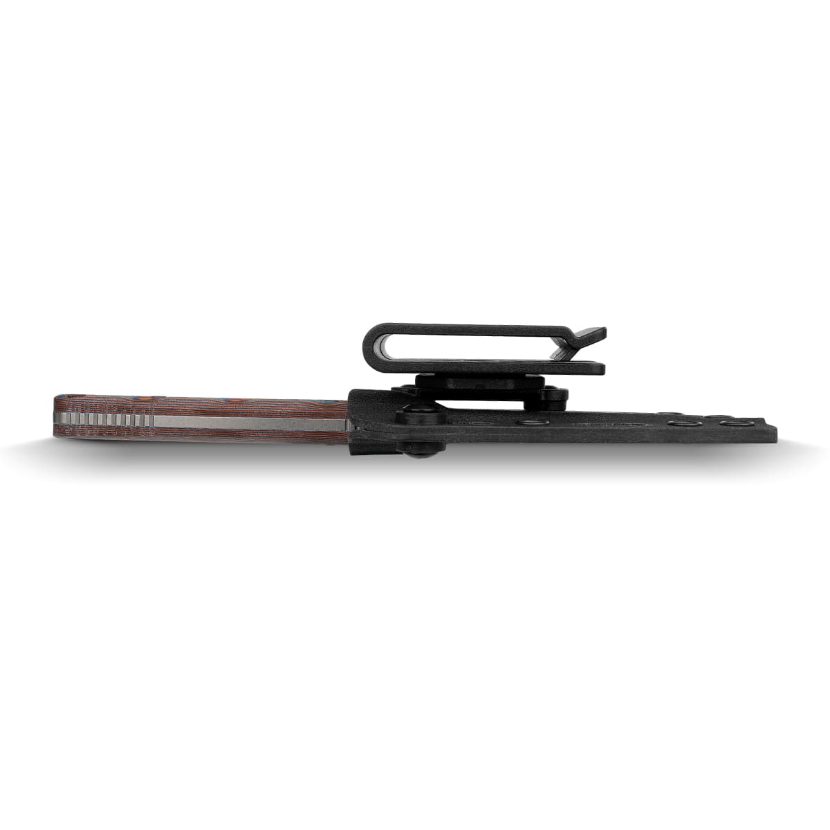 H-Back - Fixed Blade Knife (2.92" Nitro-V Blade & Micarta Handle) With S.O.A.R. Clip - D0406