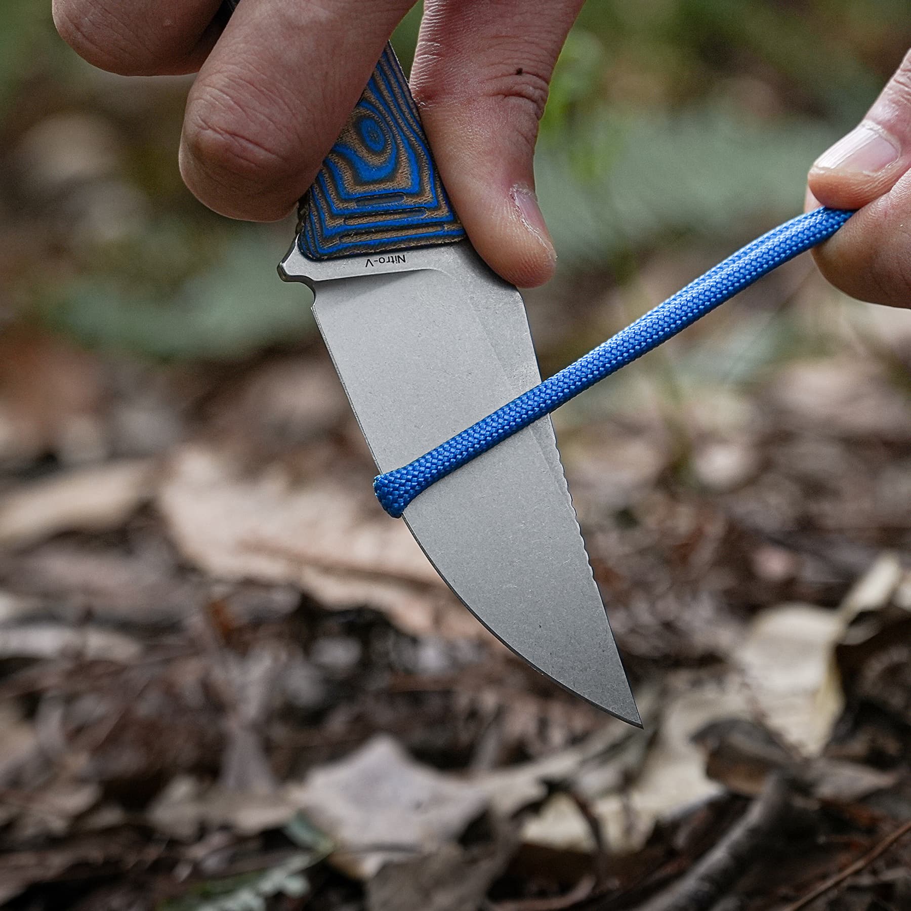 H-Back - Fixed Blade Knife (2.92" Nitro-V Blade & Micarta Handle) With S.O.A.R. Clip - D0407