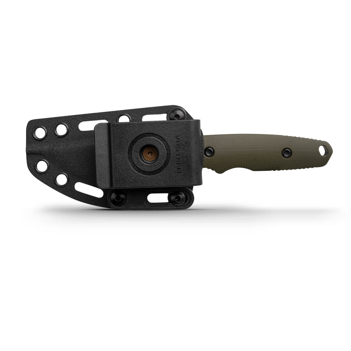 H-Back - Fixed Blade Knife (2.92" 14C28N Blade & G10 Handle) With S.O.A.R. Clip - D0402