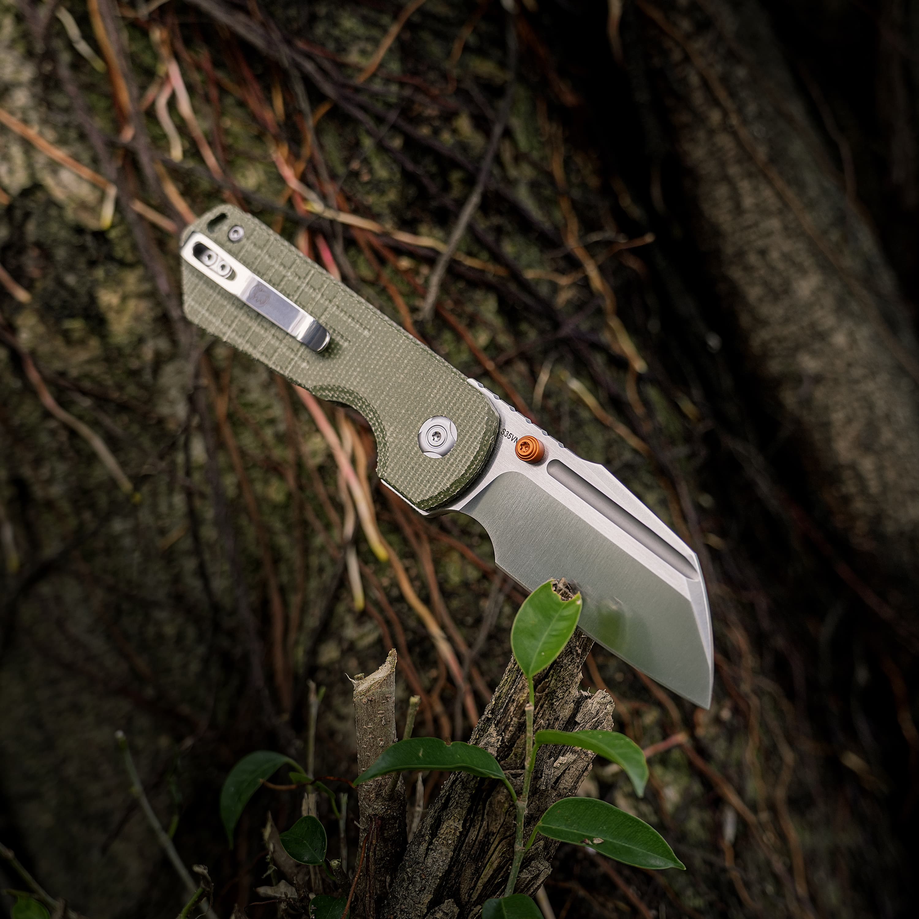 Hedgehog - Top Liner Lock (2.99" S35VN Blade & Micarta Handle) - A1311