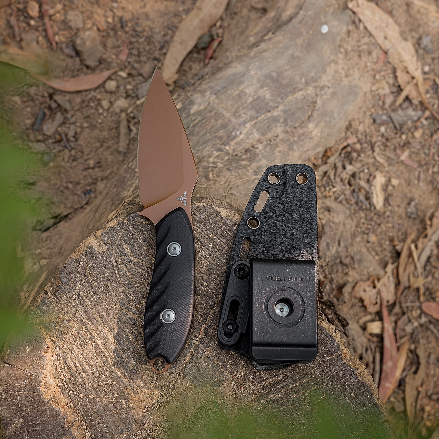 Coming Soon - Inferno- Fixed Blade Knife (3.57" 14C28N Blade & G10 Handle) With S.O.A.R. Clip - D0801