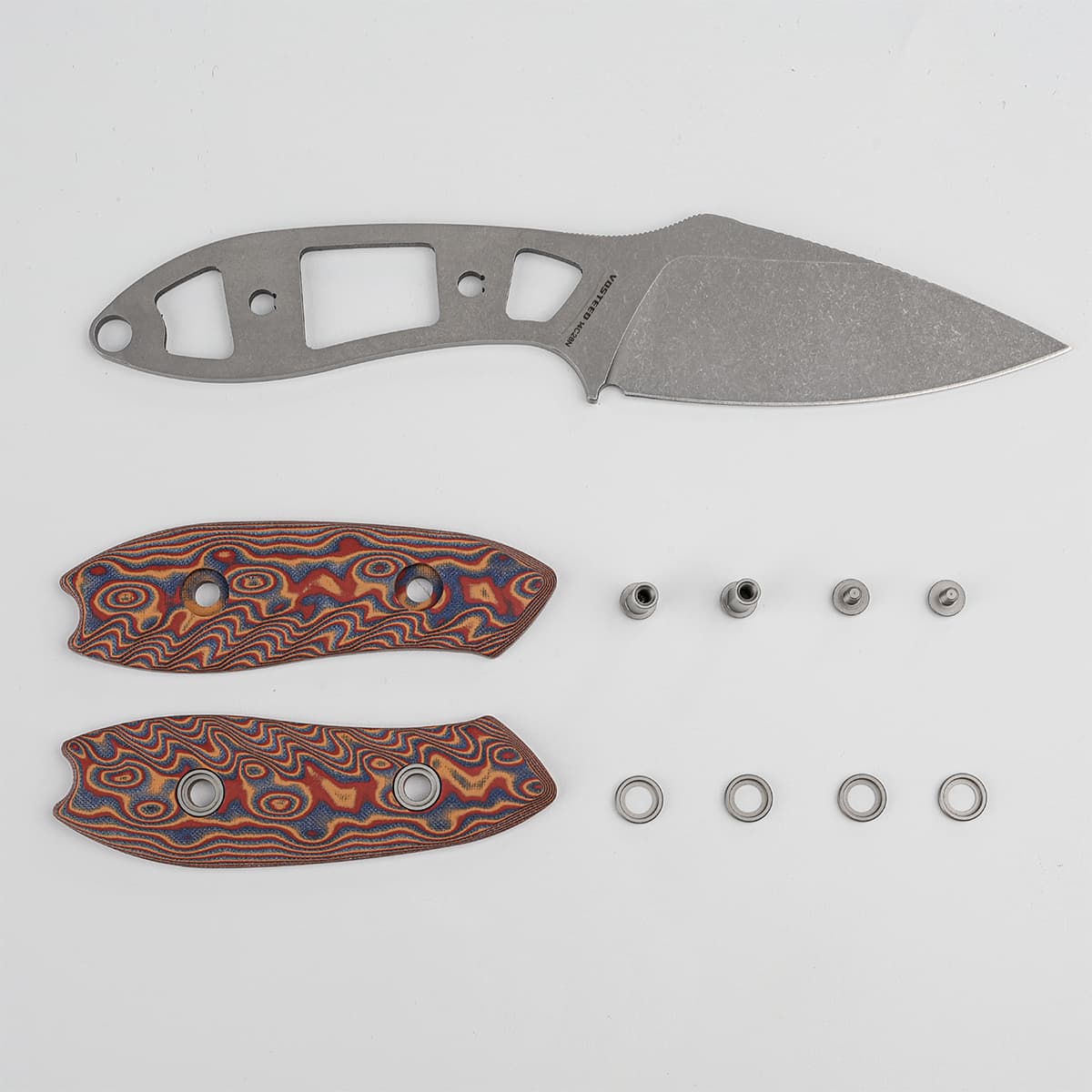 Coming Soon - Inferno- Fixed Blade Knife (3.57" 14C28N Blade & Micarta Handle) With S.O.A.R. Clip - D0803)