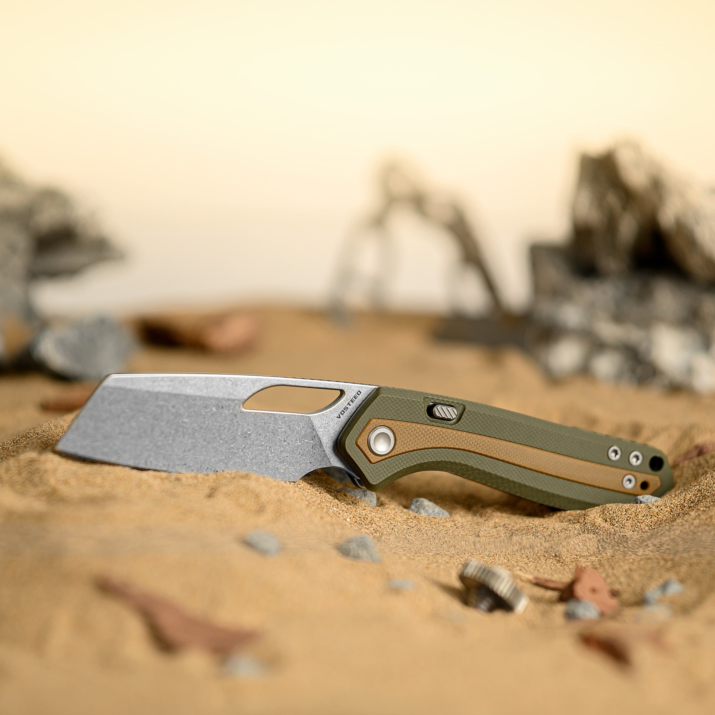 Kroc -Top Liner Lock (2.99" 14C28N Blade & G10 Handle) - A1805
