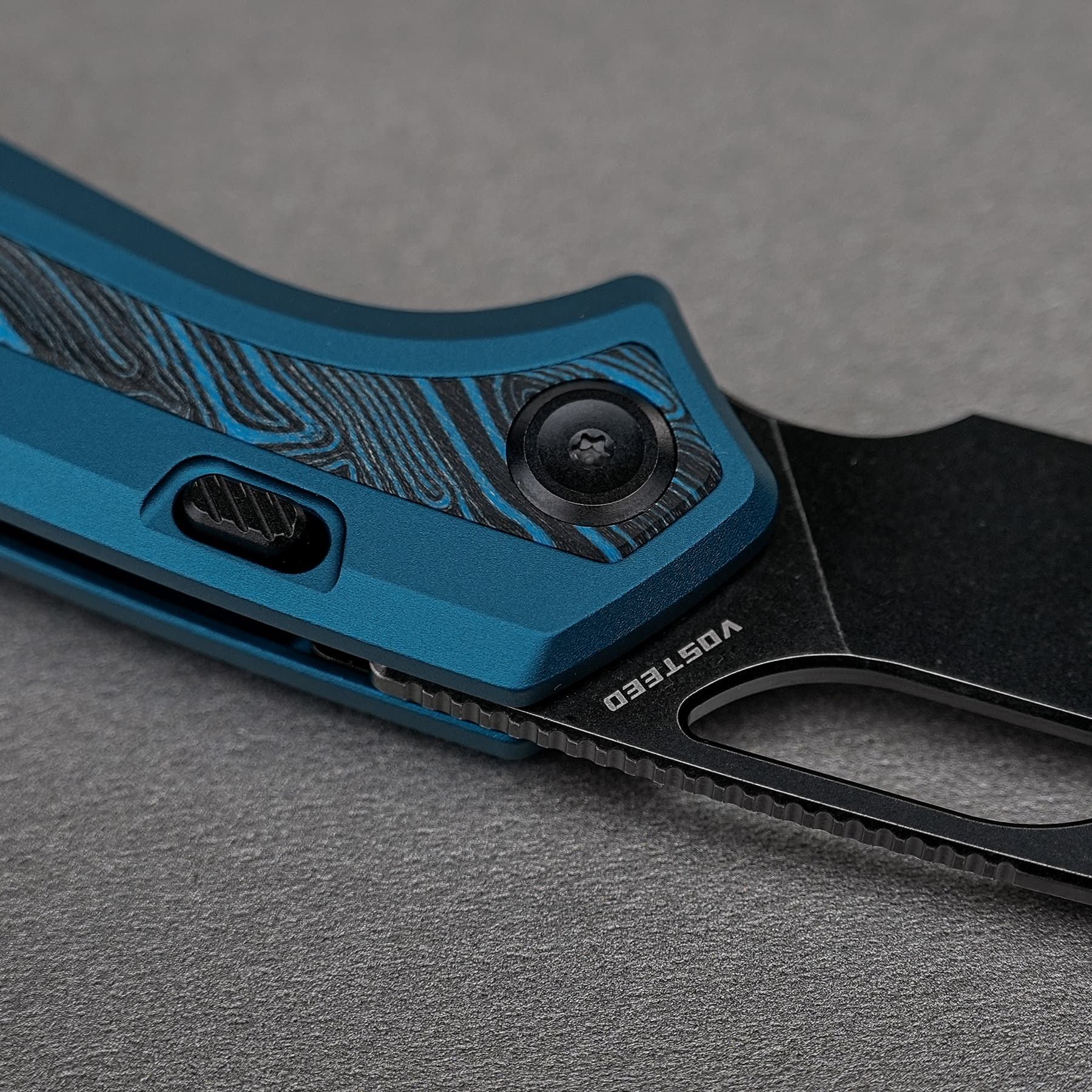 Kroc 329 -Top Liner Lock (3.29" S35VN Blade & Aluminum & Topo G10 Handle) - A1811