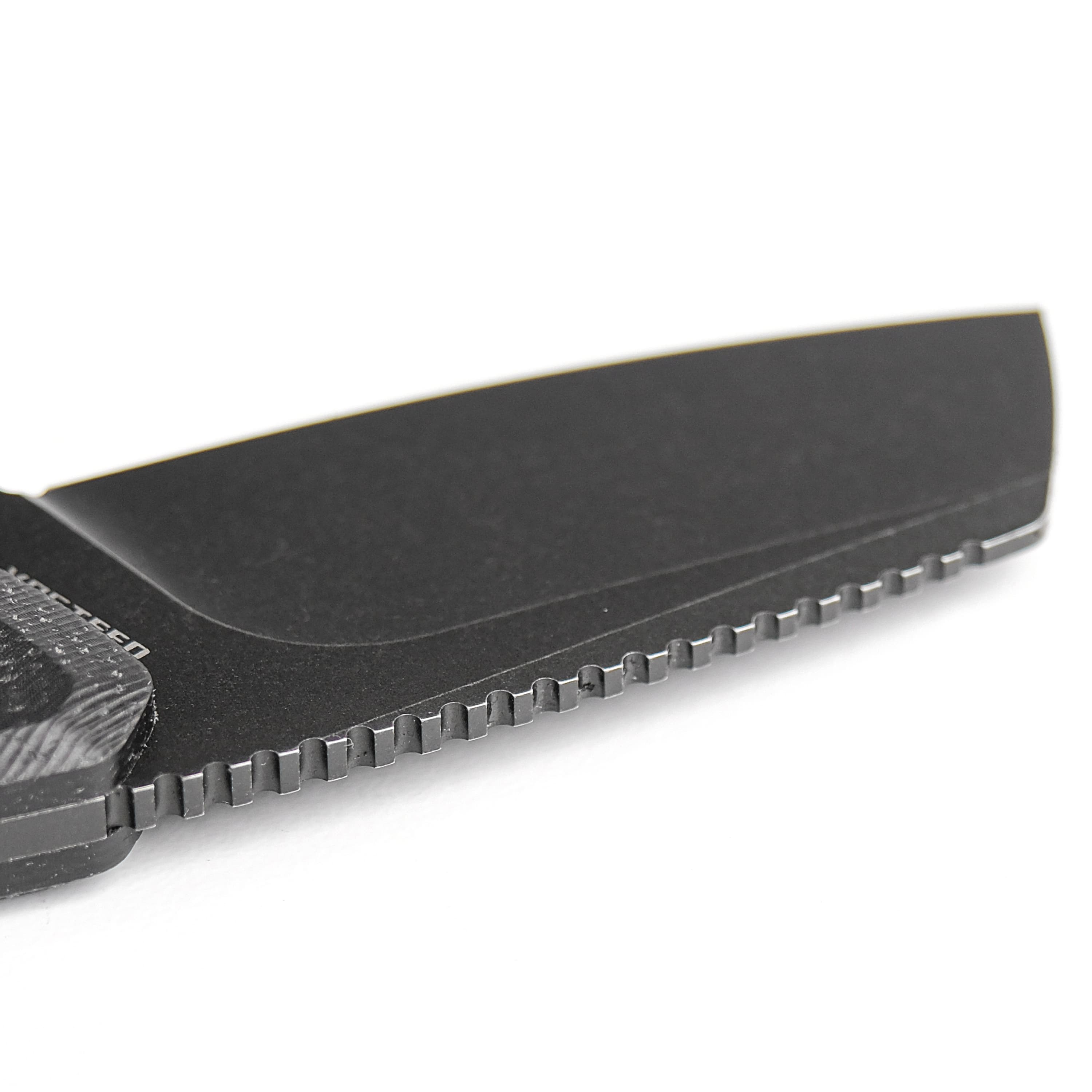 Marmoset- Fixed Blade Knife (2.20" 14C28N Blade & Micarta Handle) With S.O.A.R. Clip - D0702