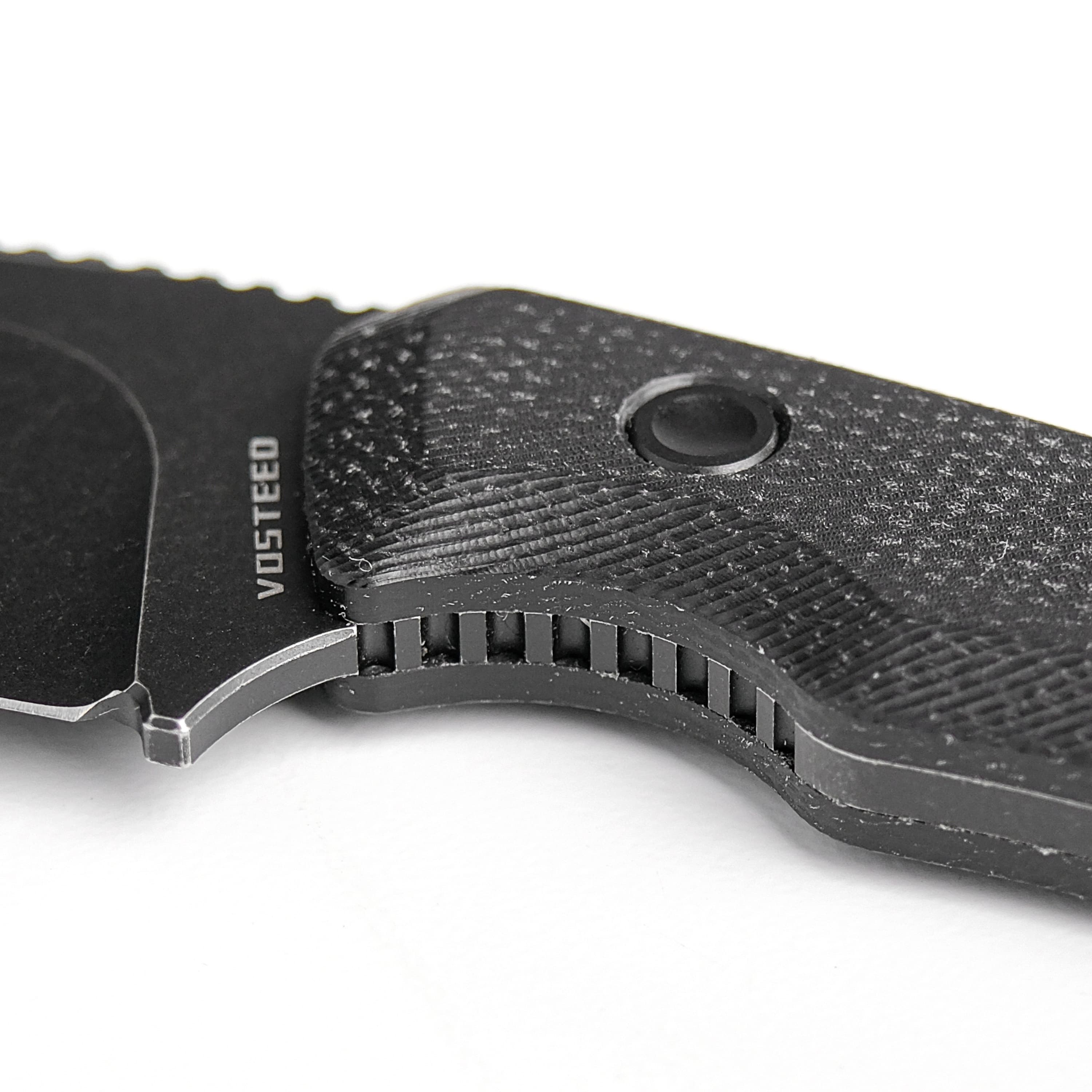 Marmoset- Fixed Blade Knife (2.20" 14C28N Blade & Micarta Handle) With S.O.A.R. Clip - D0702