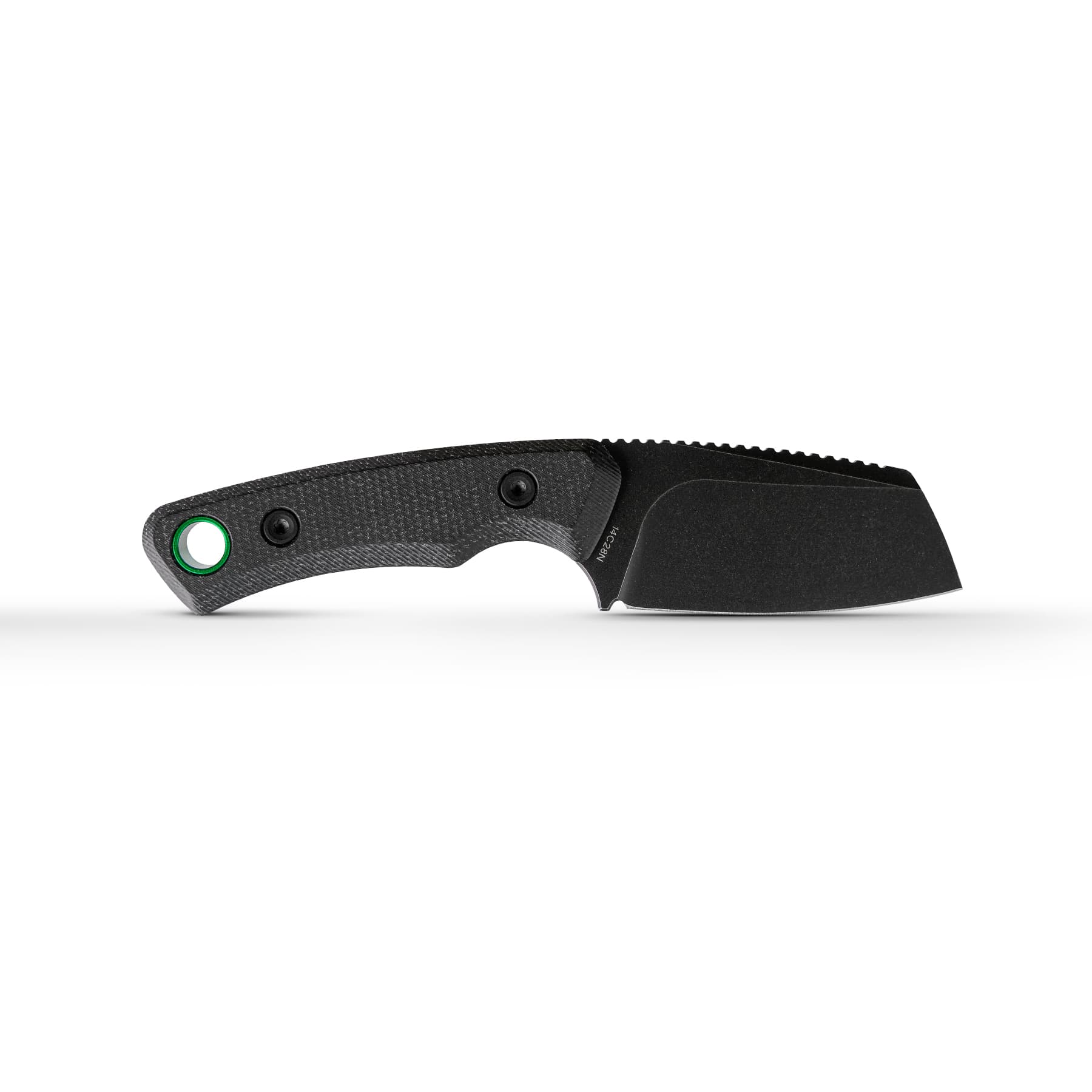 Marmoset- Fixed Blade Knife (2.20" 14C28N Blade & Micarta Handle) With S.O.A.R. Clip - D0702