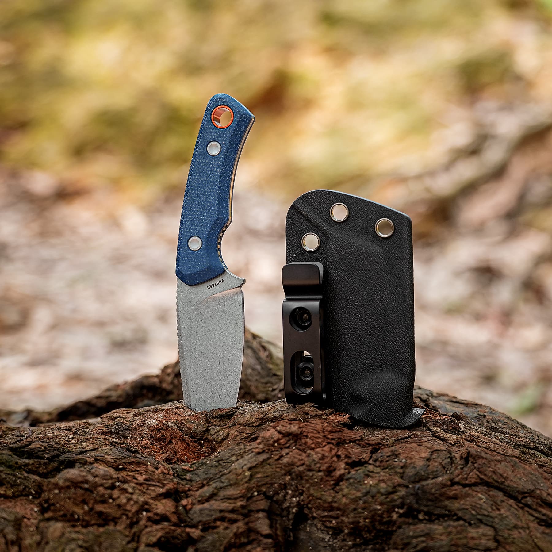 Marmoset - Fixed Blade Knife - (2.20" AEB-L Blade & Micarta Handle) - D0704 - AMAZON & TIKTOK EXCLUSIVE