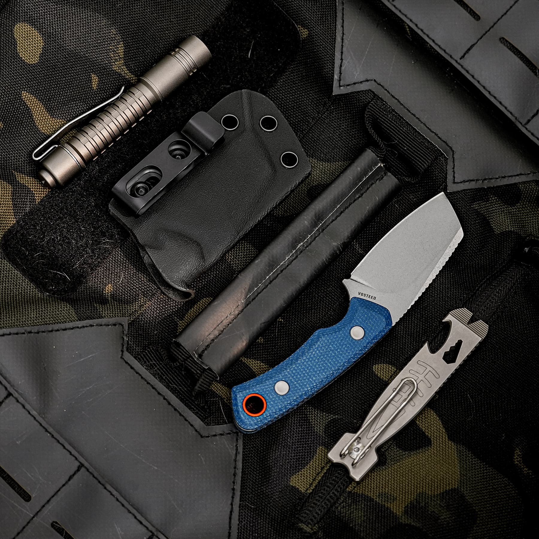 Marmoset - Fixed Blade Knife - (2.20" AEB-L Blade & Micarta Handle) - D0704 - AMAZON & TIKTOK EXCLUSIVE