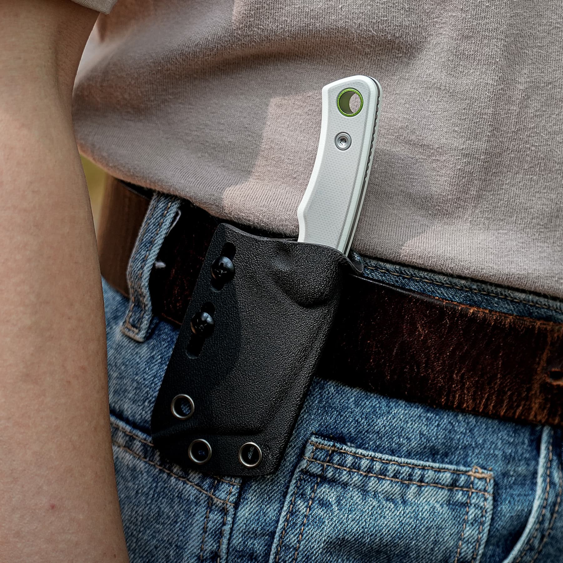 Marmoset - Fixed Blade Knife -(2.20" AEB-L Blade & G10 Handle) - D0705 - AMAZON & TIKTOK EXCLUSIVE