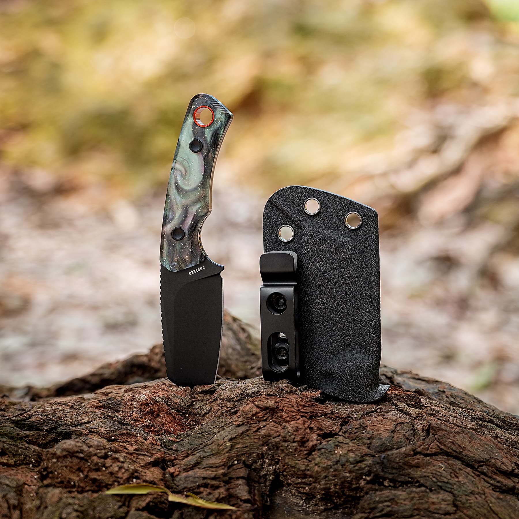 Marmoset - Fixed Blade Knife - (2.20" AEB-L Blade & Resin Handle) - D0708  - AMAZON & TIKTOK EXCLUSIVE