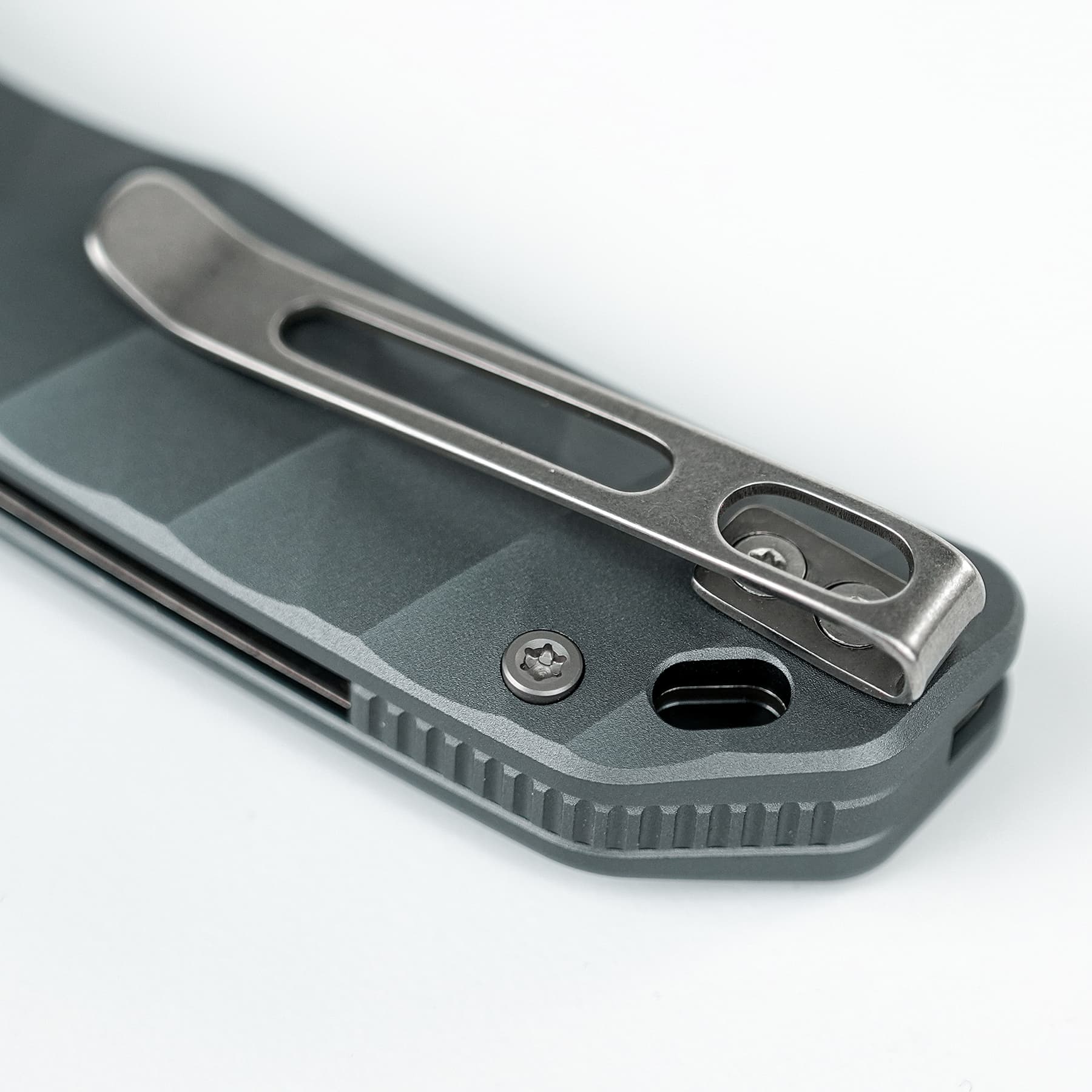 Marten 154CM Pocket Knife | Orange Aluminum Safety Folder