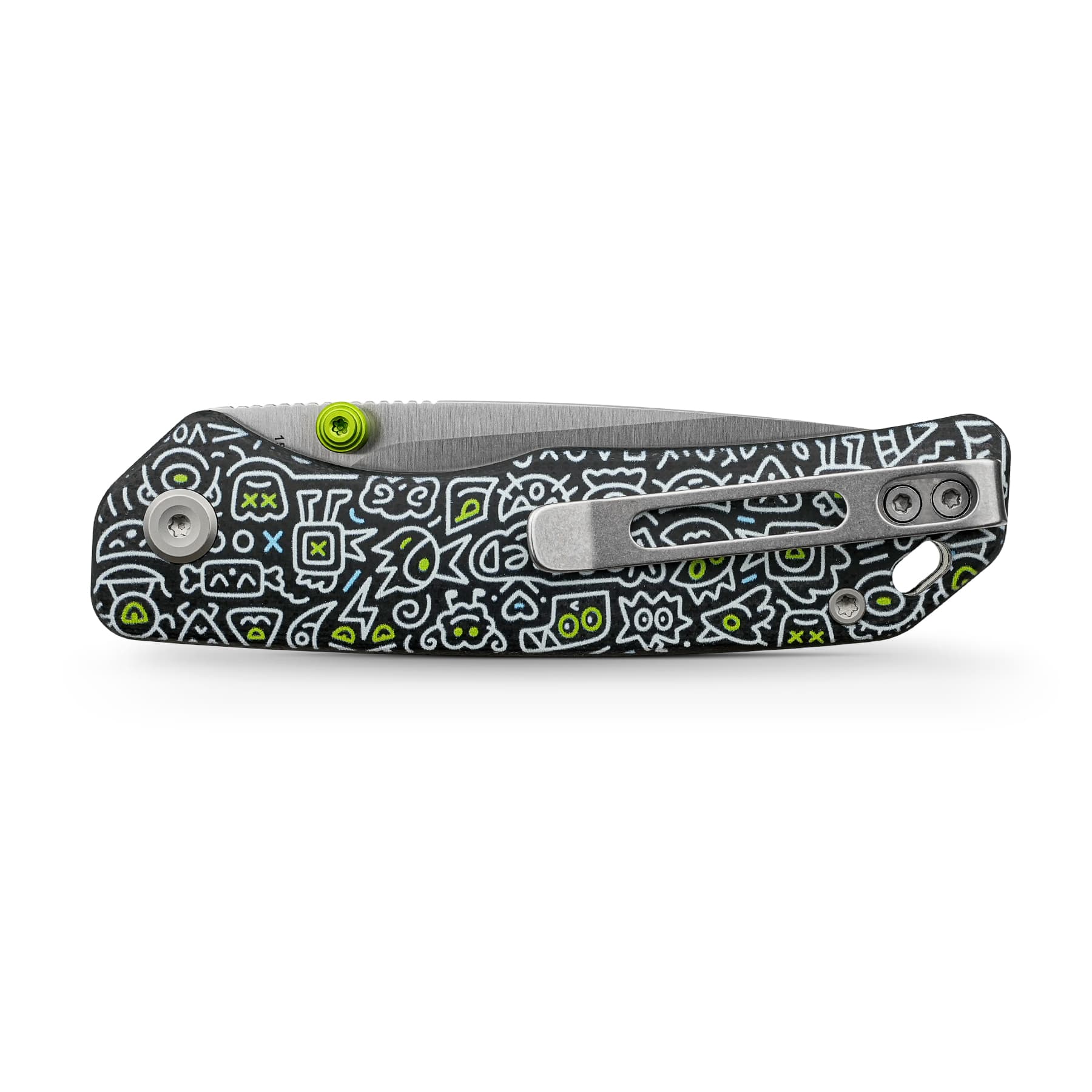 moss 刀　154 Marten 154CM Pocket Knife | Doodle Monster G10 Safety Folder