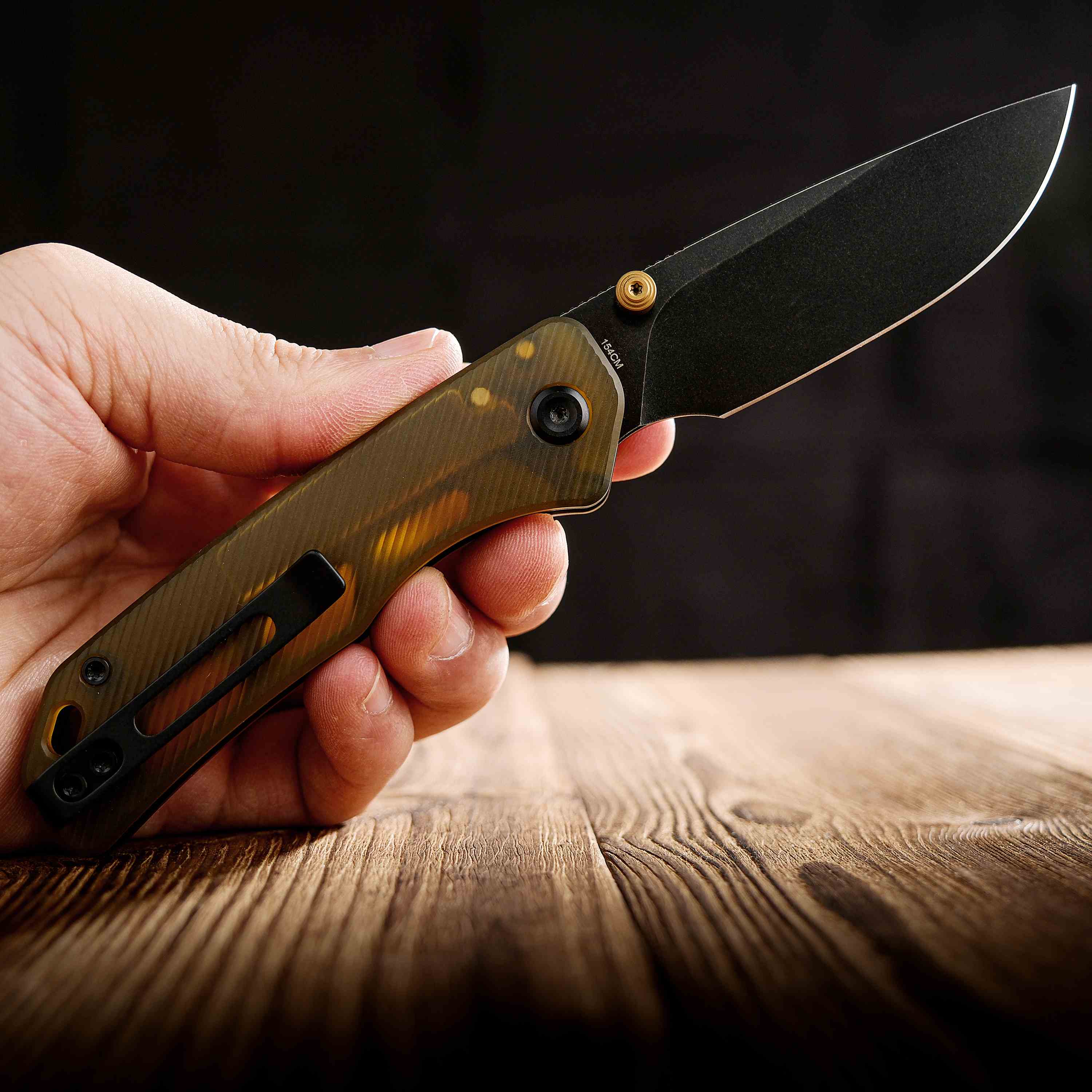 Marten - Top Liner Lock (2.98" 154CM Blade & PEI Handle) - A1607
