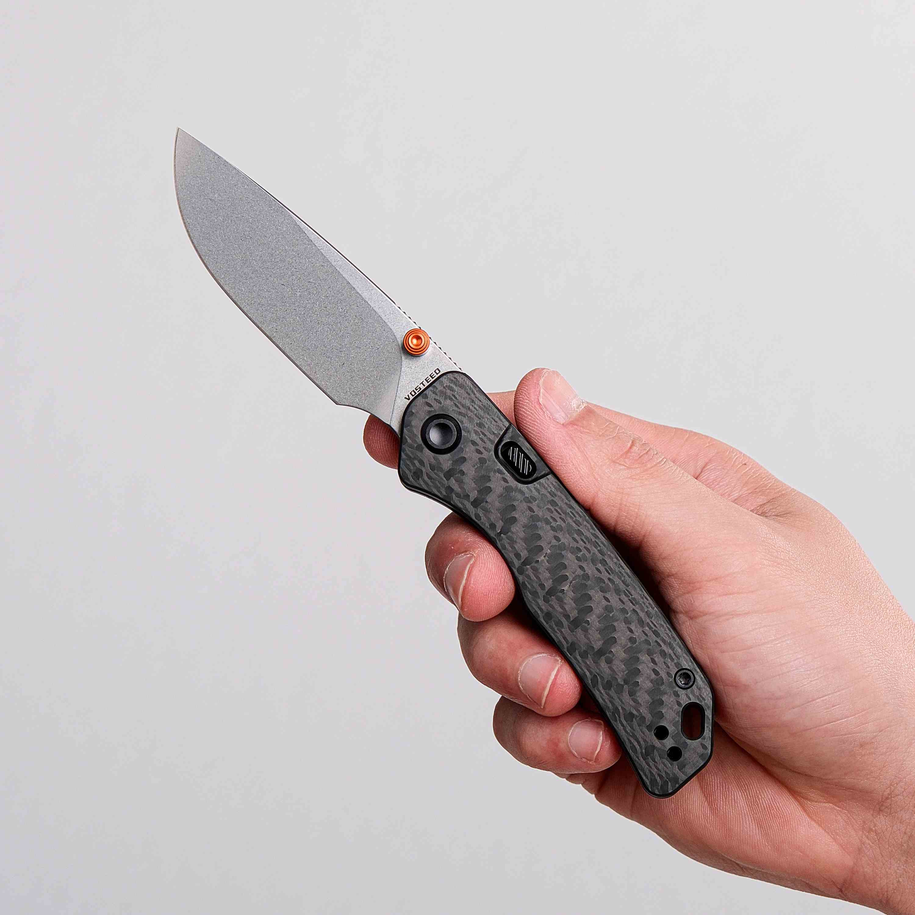 Marten - Top Liner Lock (2.98" 154CM Blade & Carbon Fiber Handle) - A1608