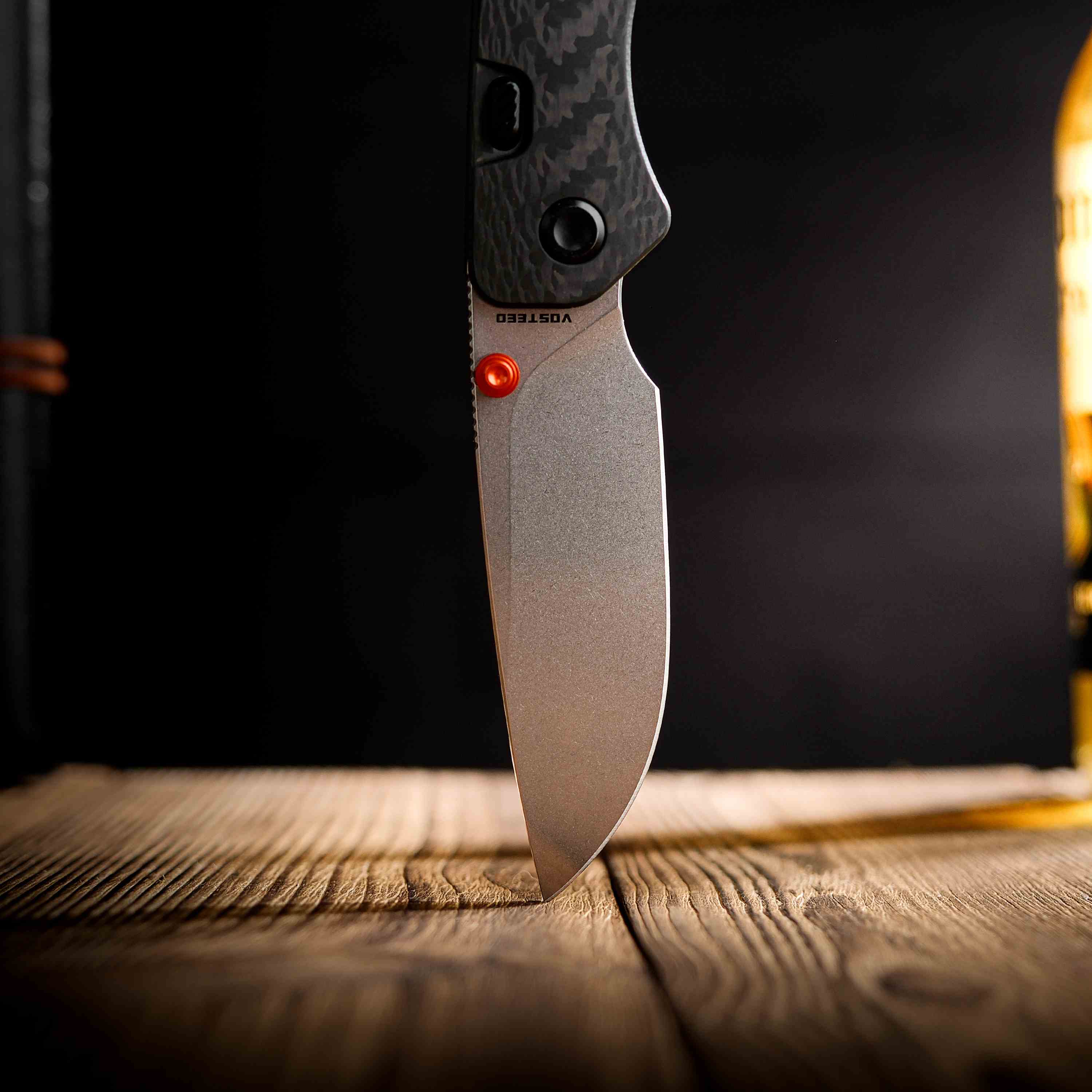 Marten - Top Liner Lock (2.98" 154CM Blade & Carbon Fiber Handle) - A1608
