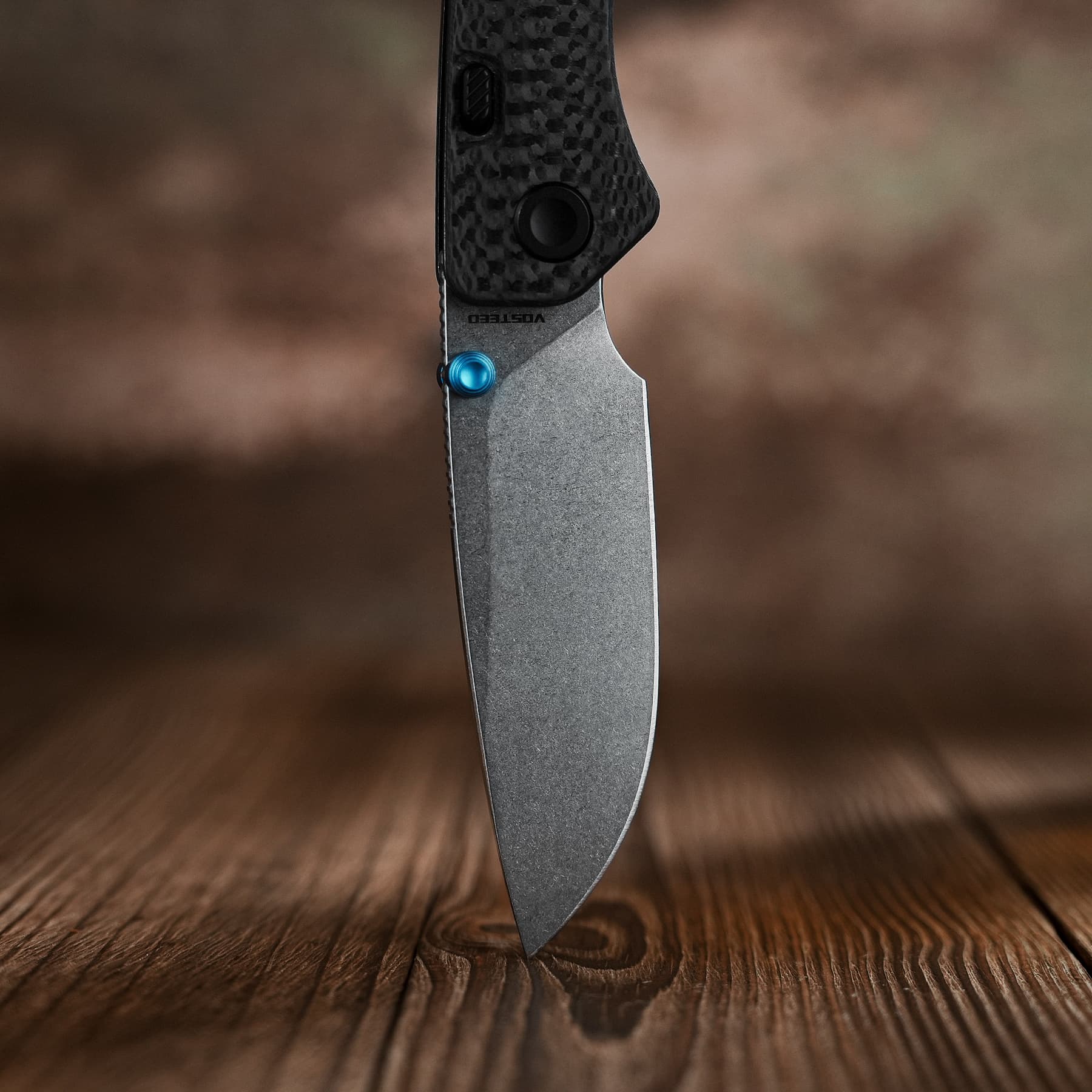 Marten 154CM Knife | Premium Lightweight Carbon Fiber